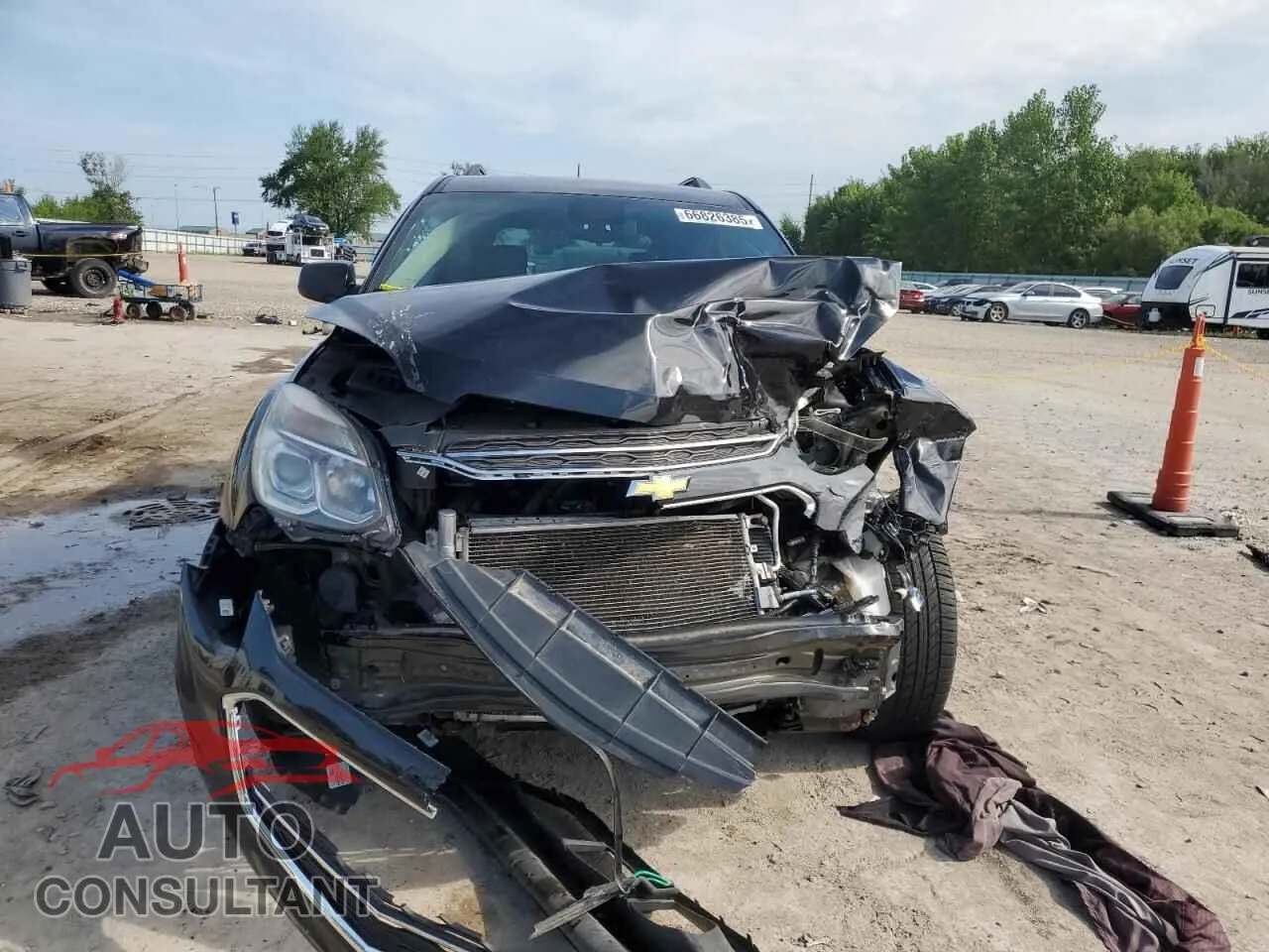2016 CHEVROLET EQUINOX Damaged VIN 2GNFLFEK1G6331158 – interior seats