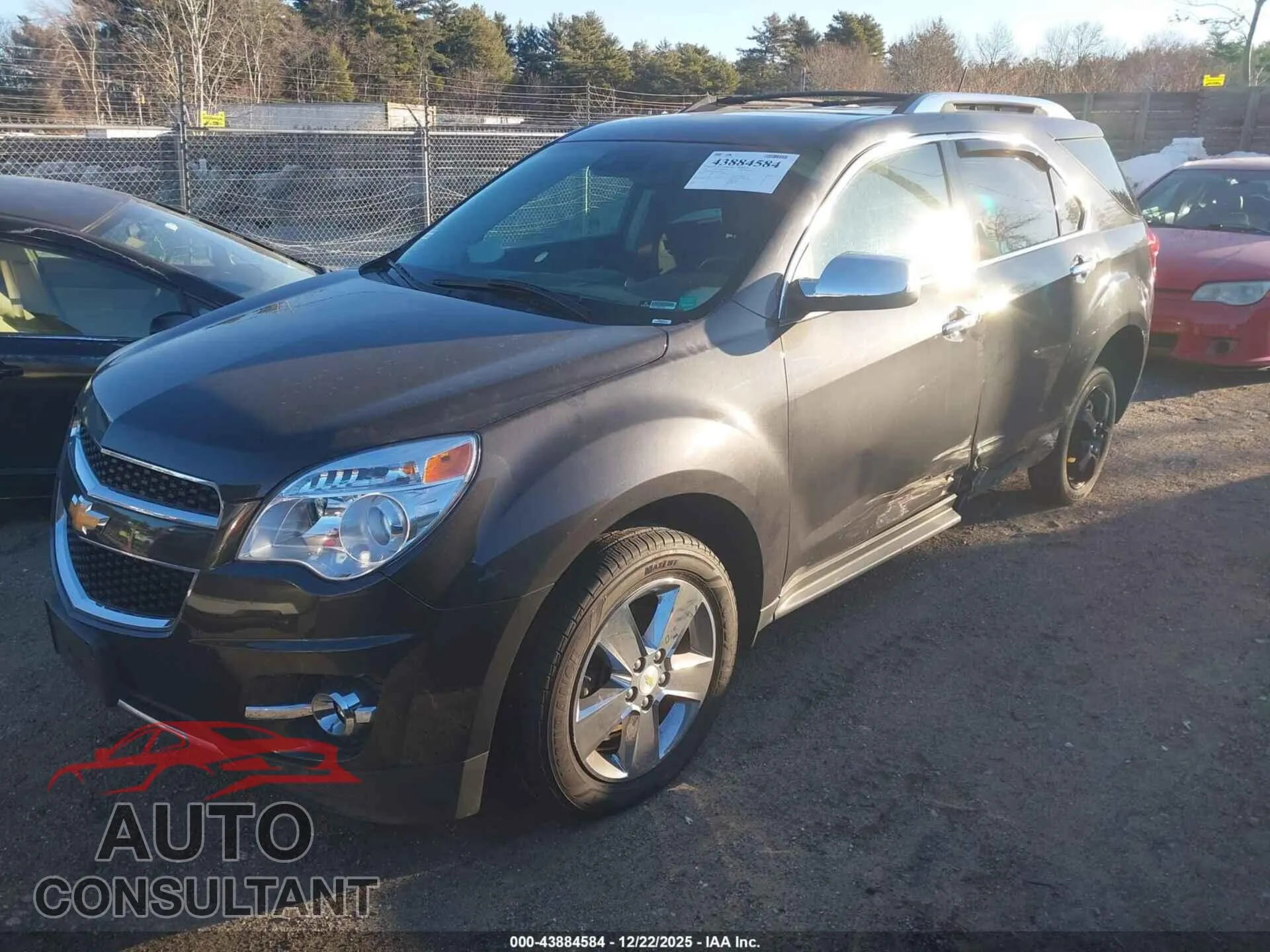 2014 CHEVROLET EQUINOX Damaged VIN 2GNFLHE33E6378631 – rear exterior