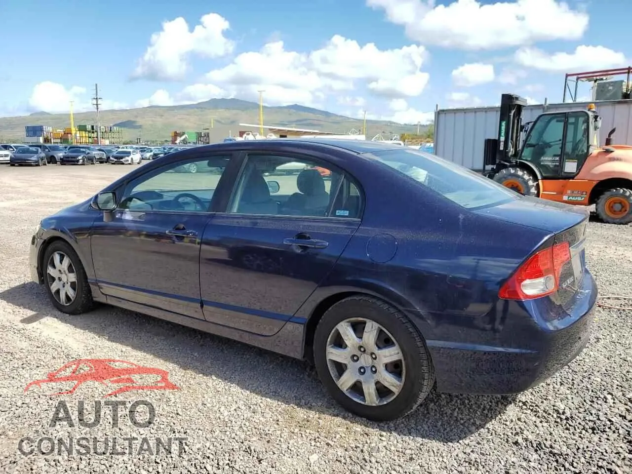 2009 HONDA CIVIC Damaged VIN 2HGFA16599H506002 – rear exterior