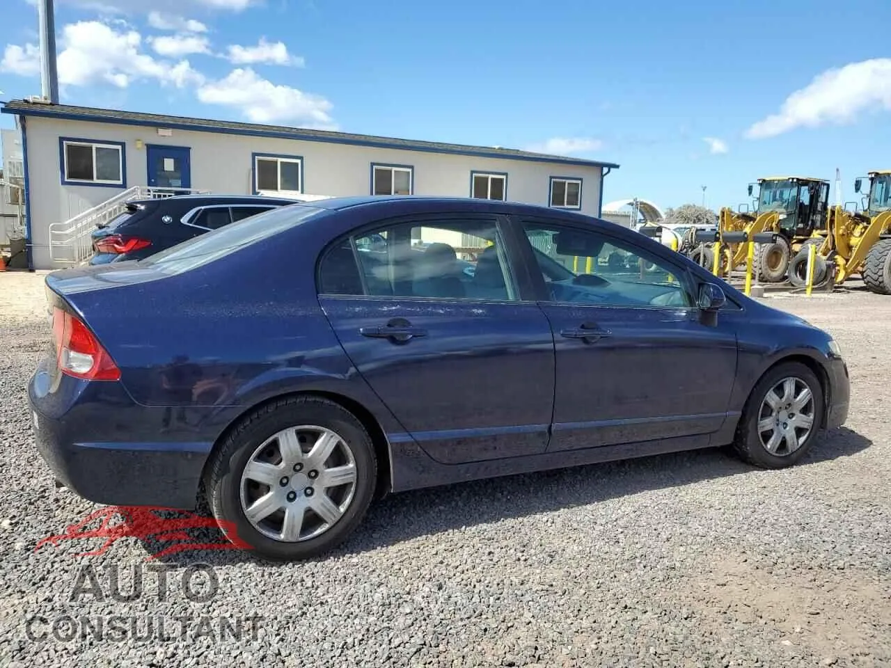 2009 HONDA CIVIC Damaged VIN 2HGFA16599H506002 – side profile