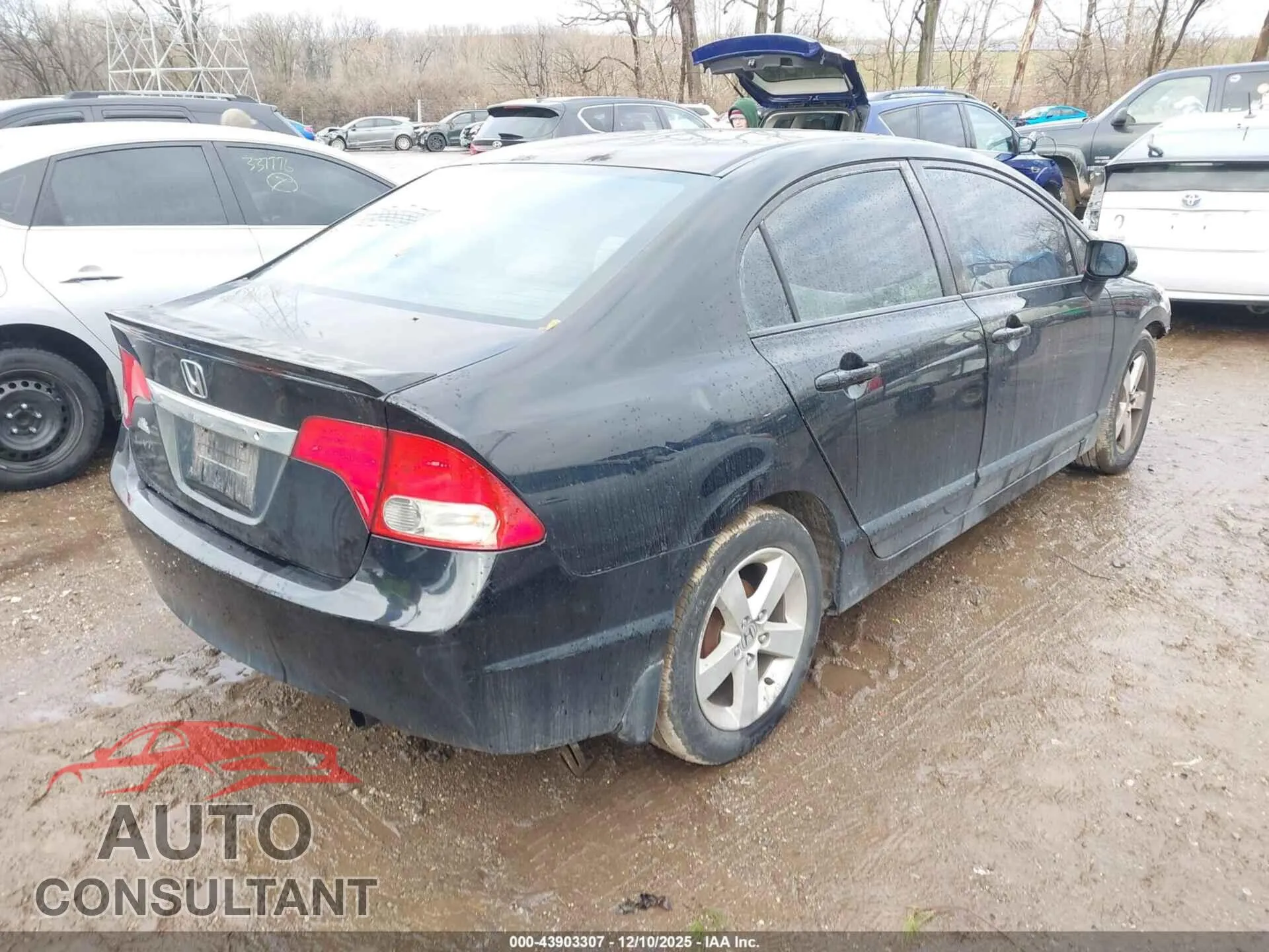 2009 HONDA CIVIC Damaged VIN 2HGFA16679H346582 – dashboard