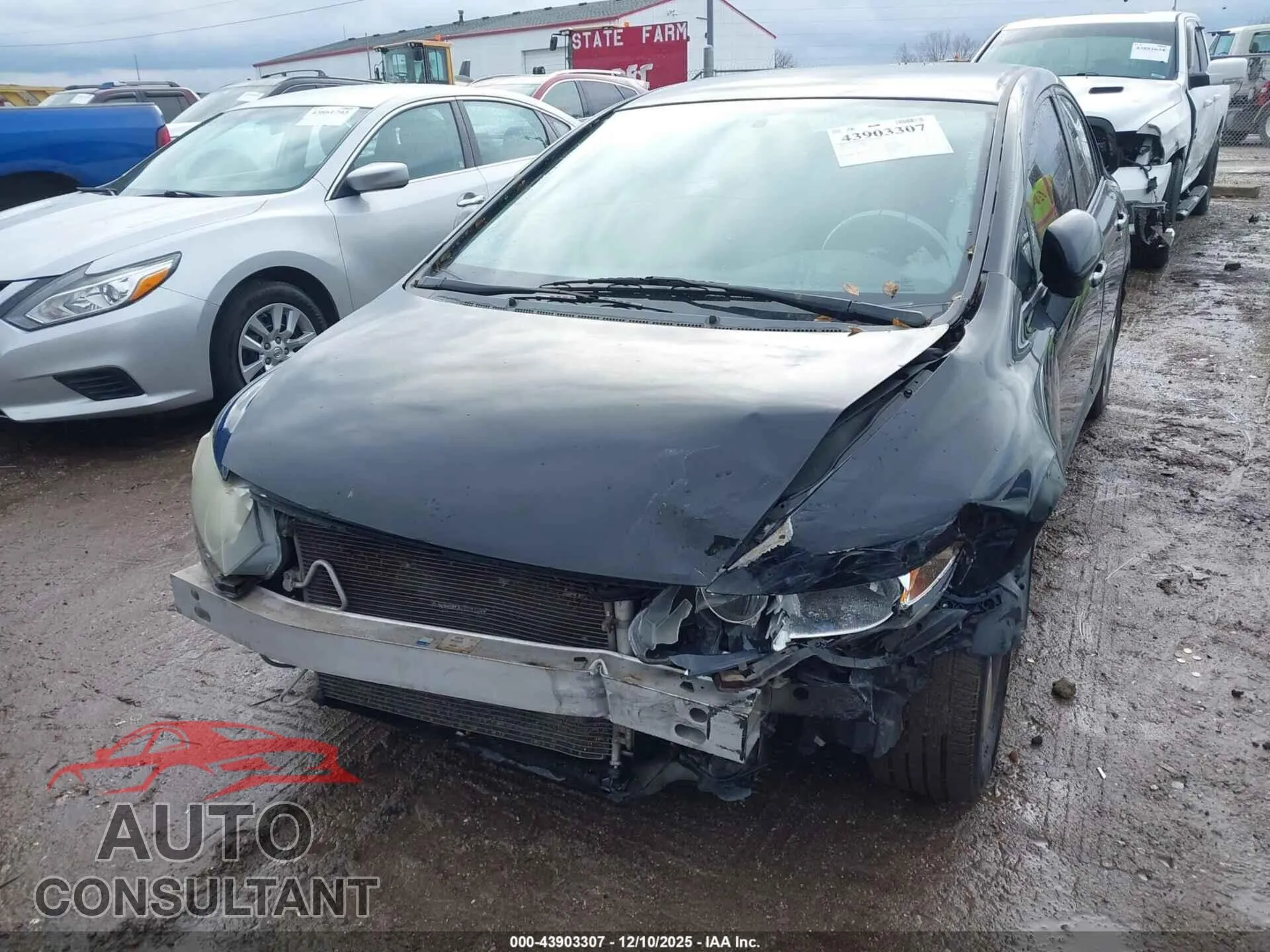2009 HONDA CIVIC Damaged VIN 2HGFA16679H346582 – engine bay