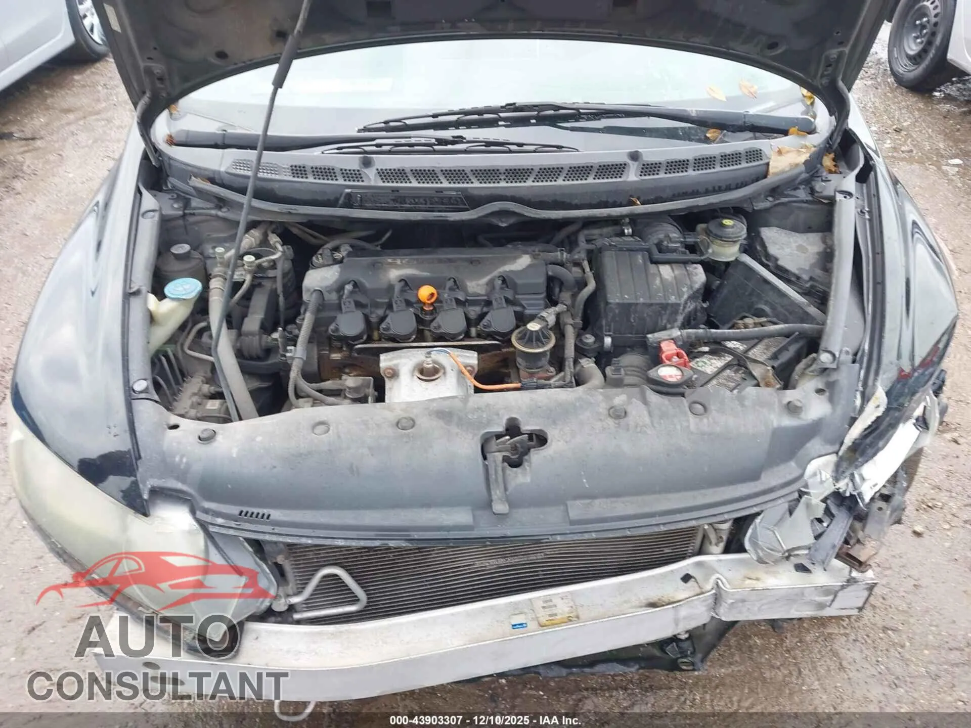 2009 HONDA CIVIC Damaged VIN 2HGFA16679H346582 – odometer reading