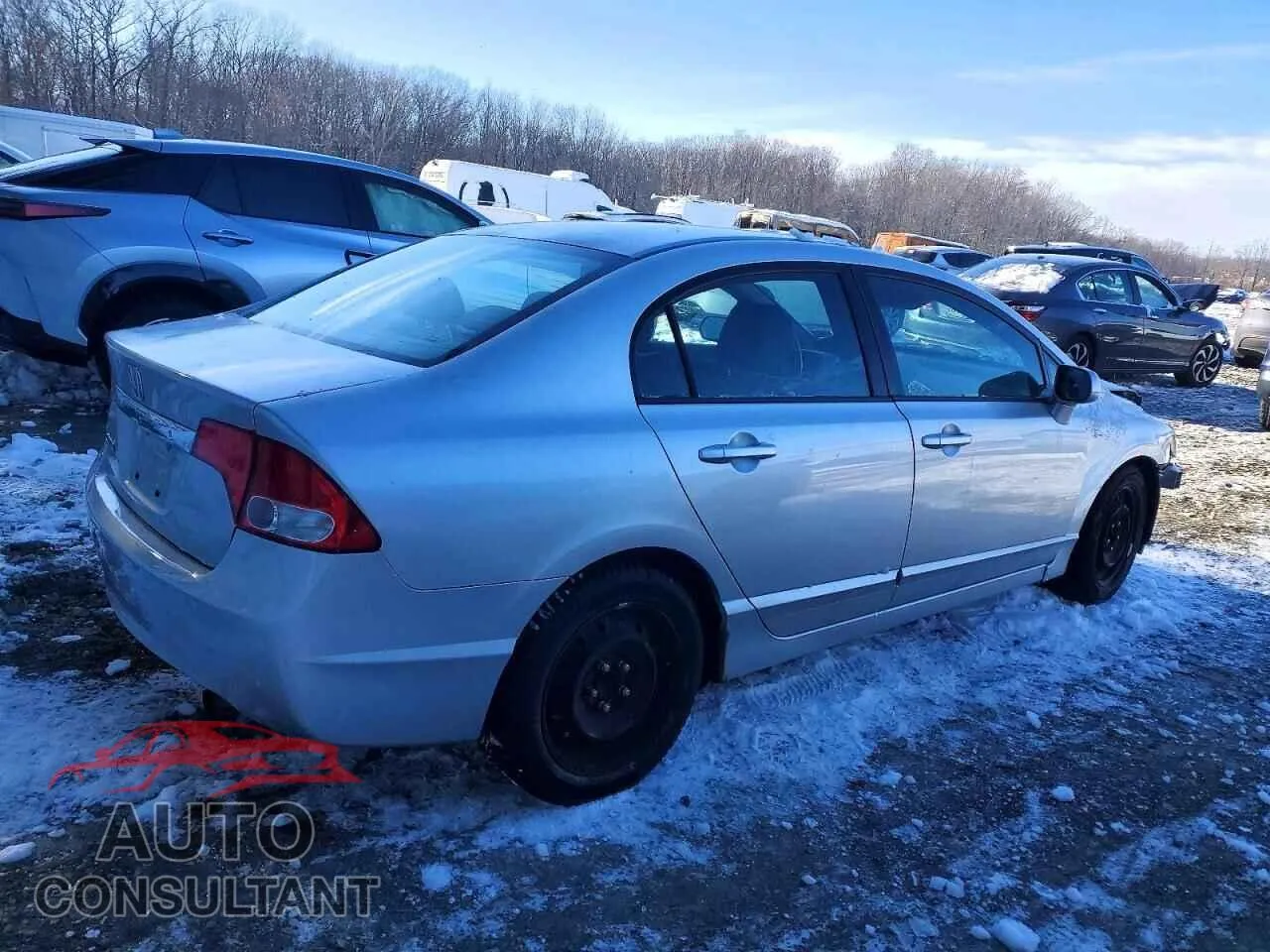 2011 HONDA CIVIC Damaged VIN 2HGFA1F53BH300633 – side profile