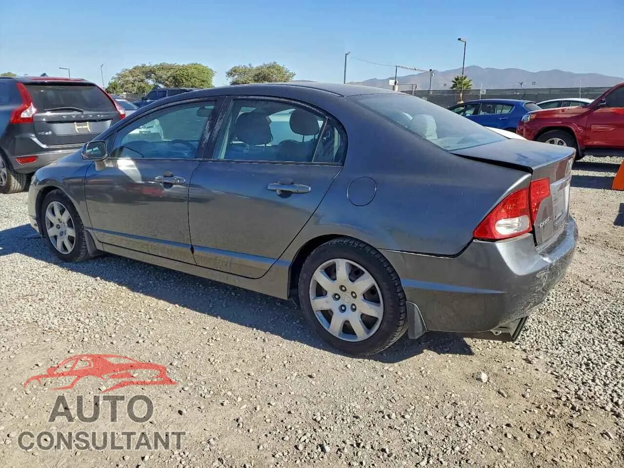 2011 HONDA CIVIC Damaged VIN 2HGFA1F56BH305373 – rear exterior