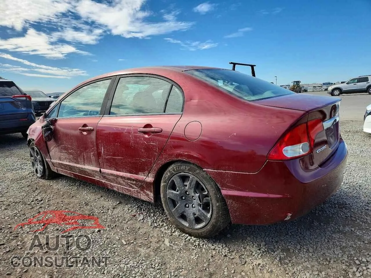 2011 HONDA CIVIC Damaged VIN 2HGFA1F56BH528867 – rear exterior