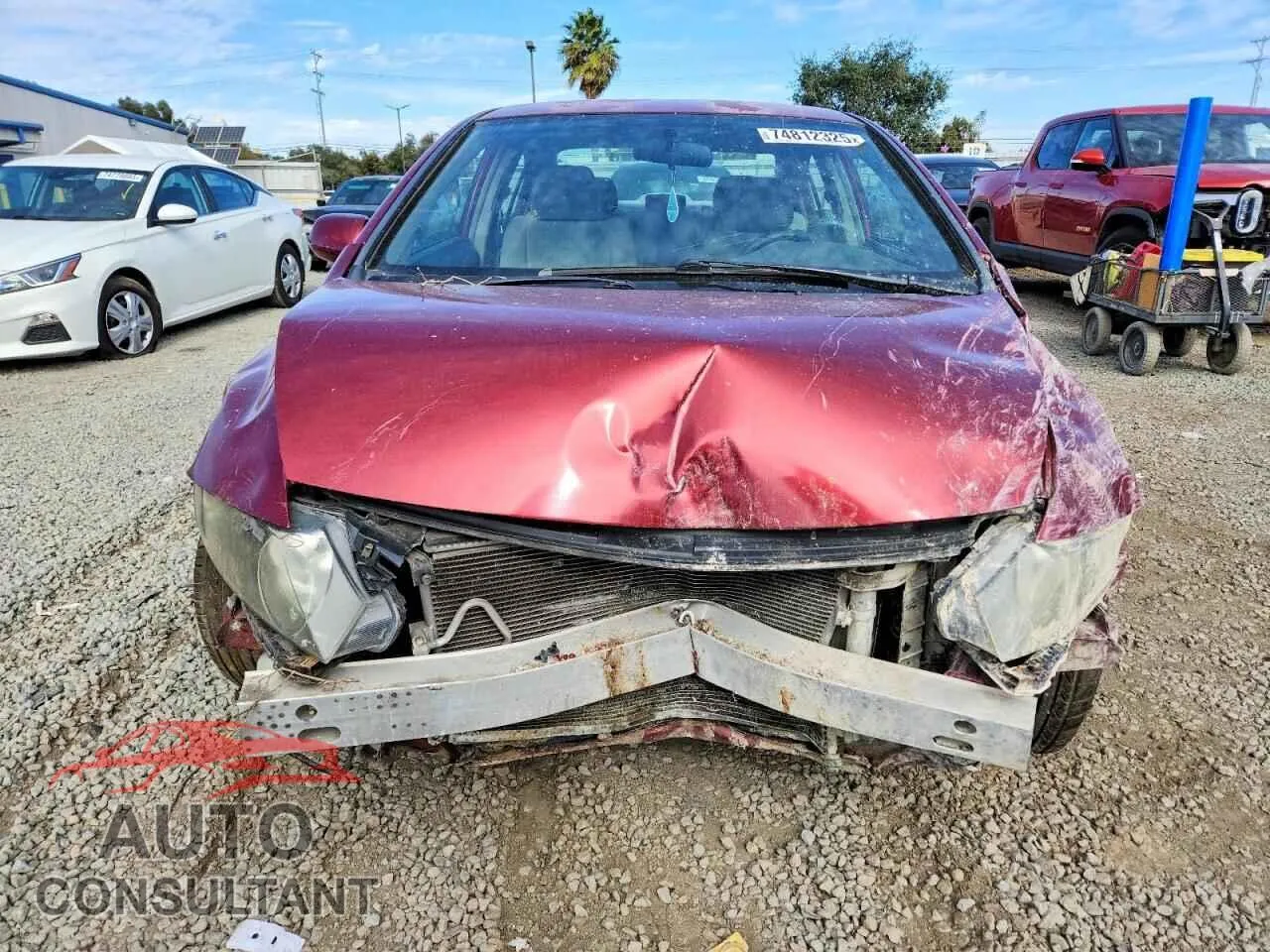 2011 HONDA CIVIC Damaged VIN 2HGFA1F56BH528867 – interior seats
