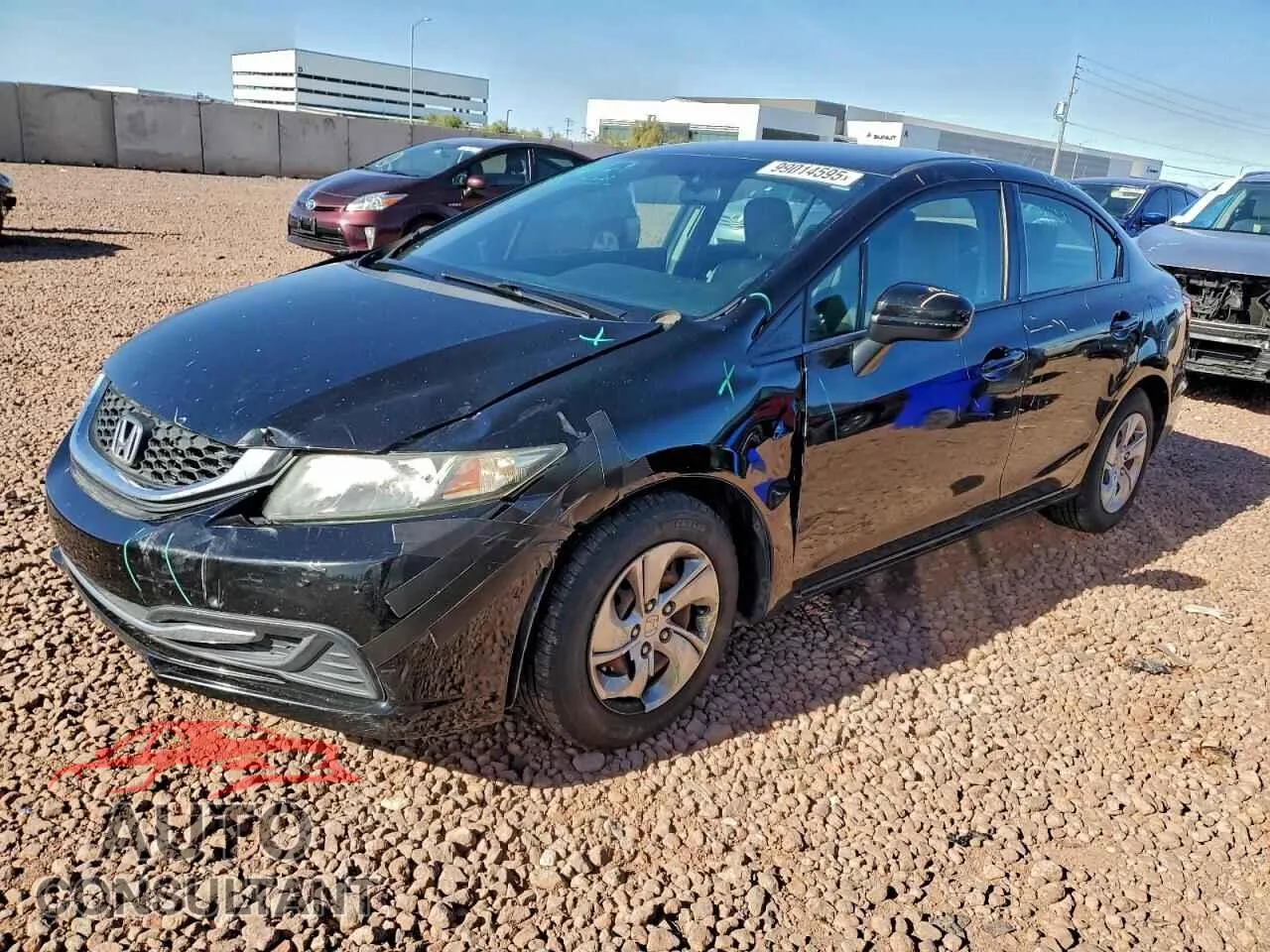 2014 HONDA CIVIC VIN 2HGFB2F52EH558178