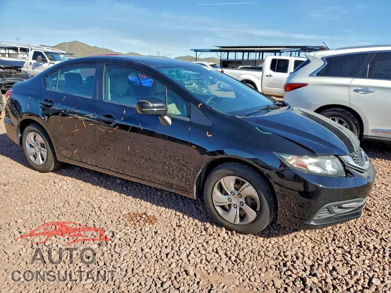 2014 HONDA CIVIC Damaged VIN 2HGFB2F52EH558178 – dashboard