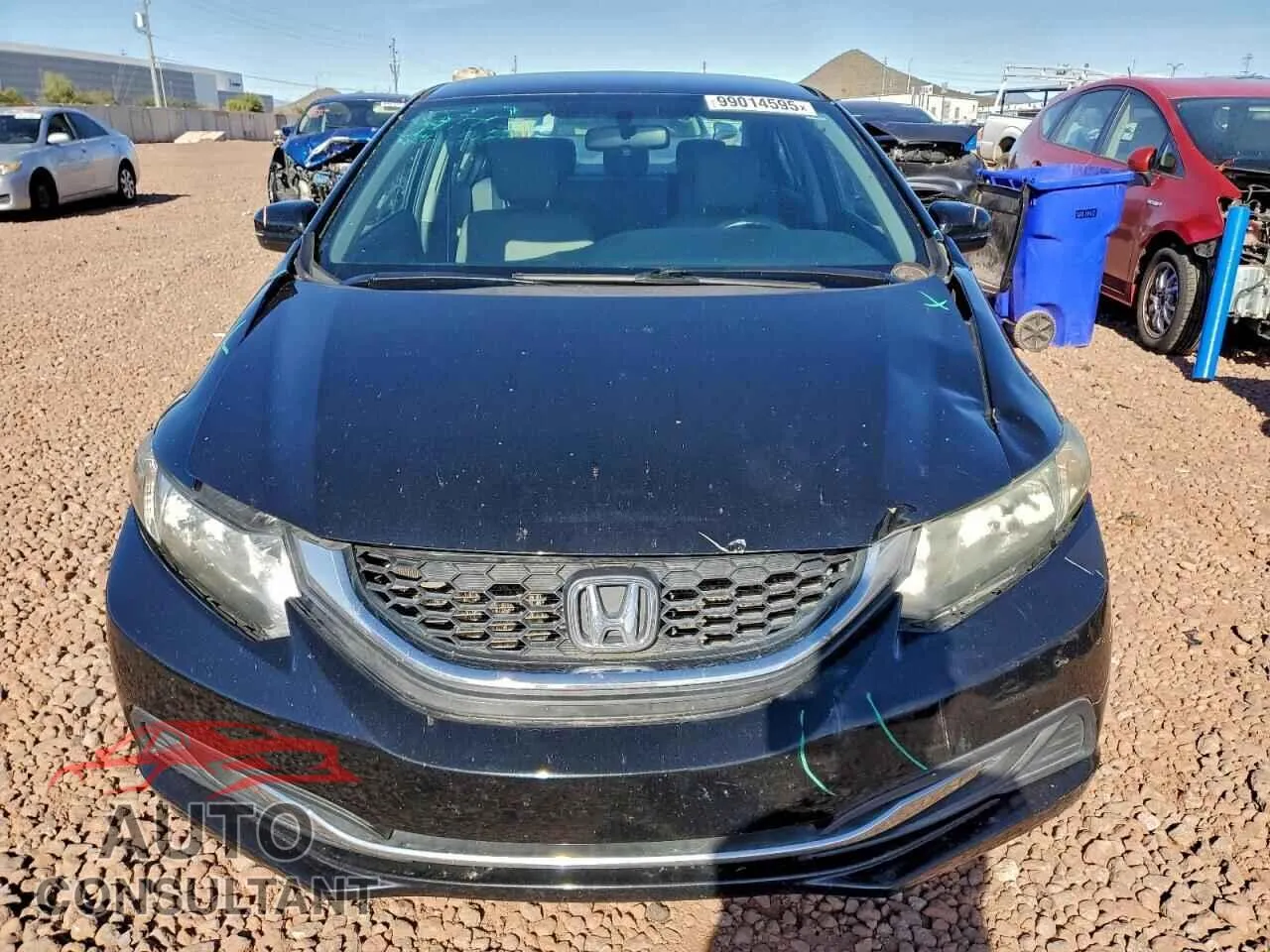2014 HONDA CIVIC Damaged VIN 2HGFB2F52EH558178 – interior seats