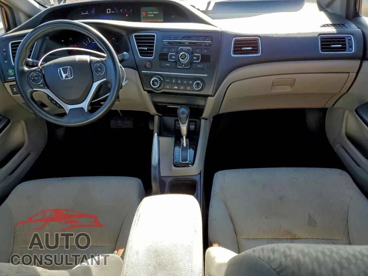 2014 HONDA CIVIC Damaged VIN 2HGFB2F52EH558178 – undercarriage