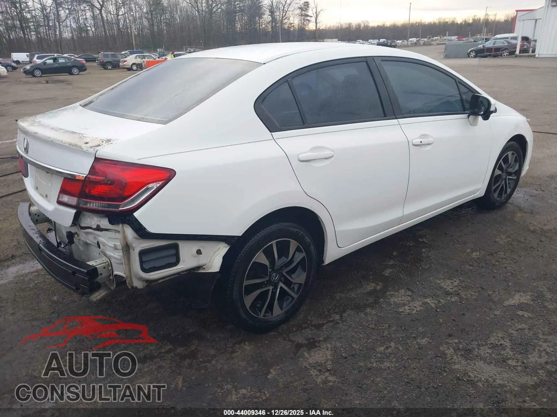 2014 HONDA CIVIC Damaged VIN 2HGFB2F86EH531351 – dashboard