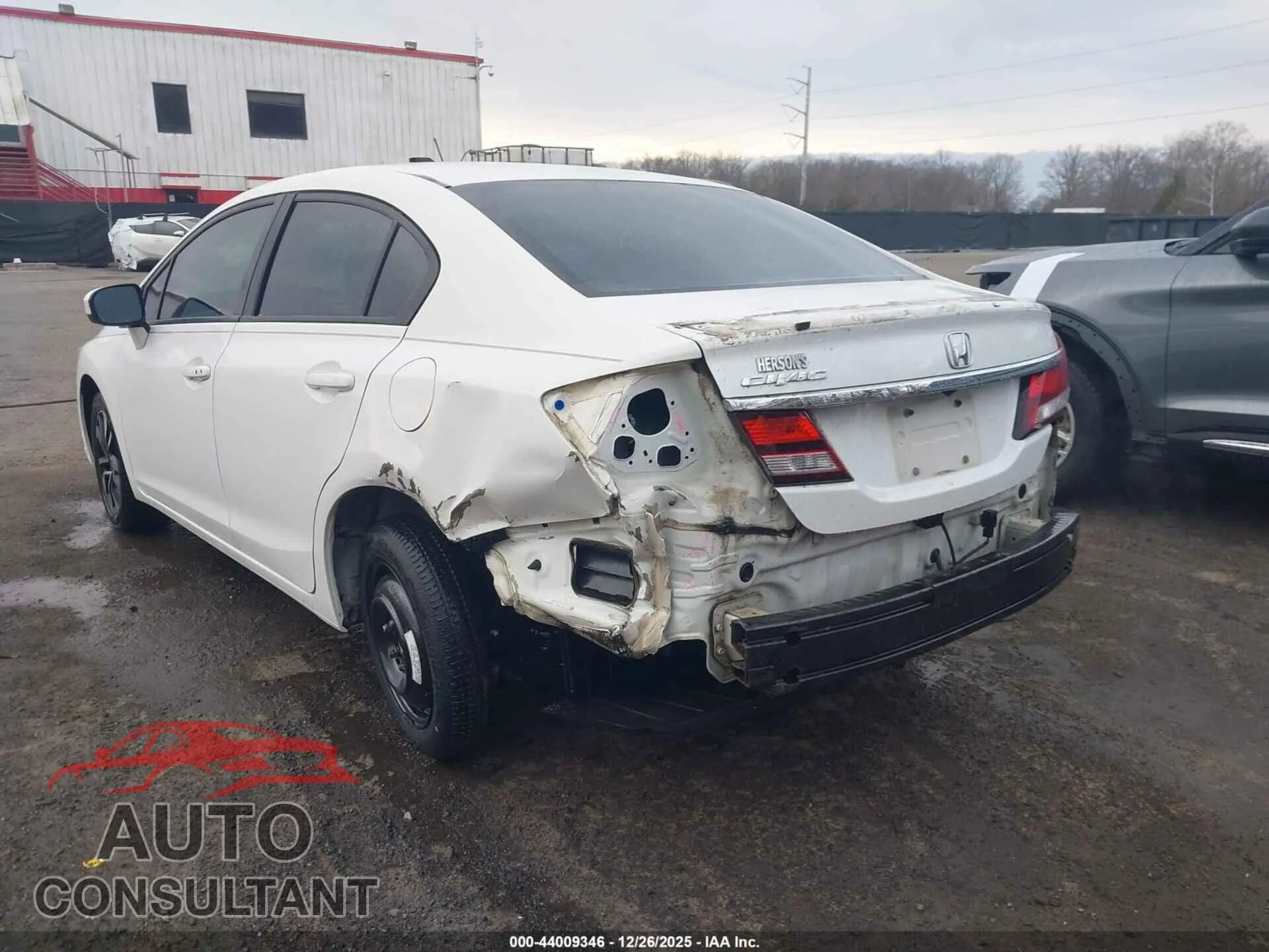 2014 HONDA CIVIC Damaged VIN 2HGFB2F86EH531351 – engine bay