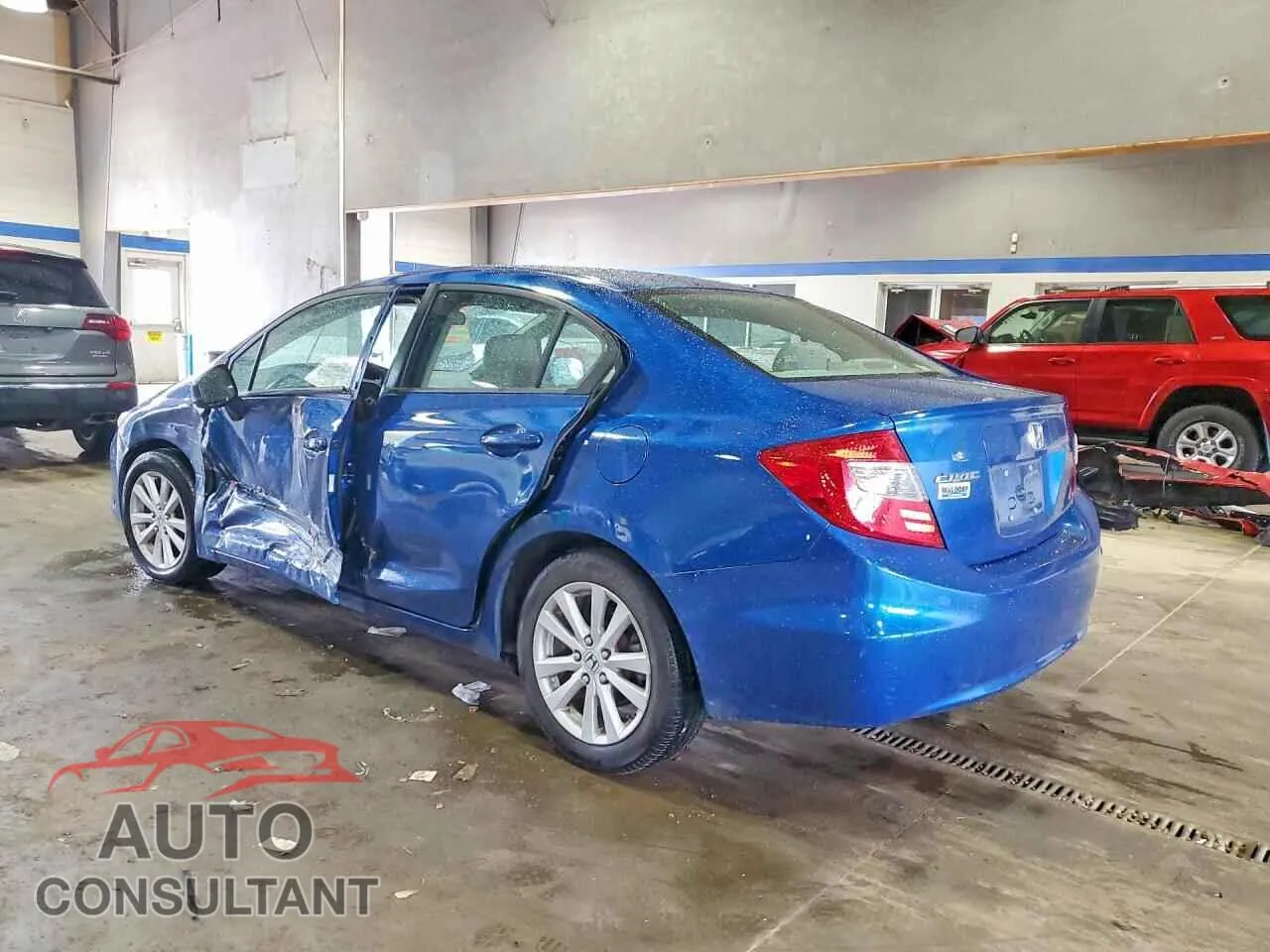 2012 HONDA CIVIC Used VIN 2HGFB2F87CH551167 – rear exterior
