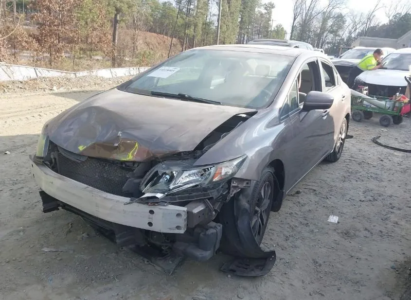2015 HONDA Civic Used VIN 2HGFB2F8XFH508799 – side profile
