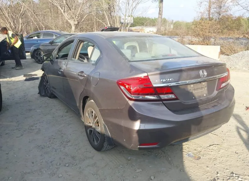 2015 HONDA Civic Used VIN 2HGFB2F8XFH508799 – odometer reading