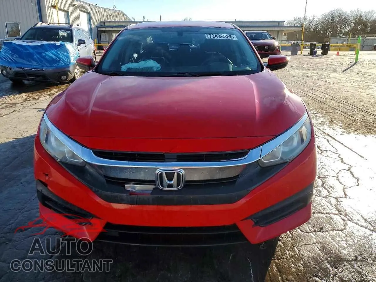 2017 HONDA CIVIC Damaged VIN 2HGFC2F55HH532417 – interior seats