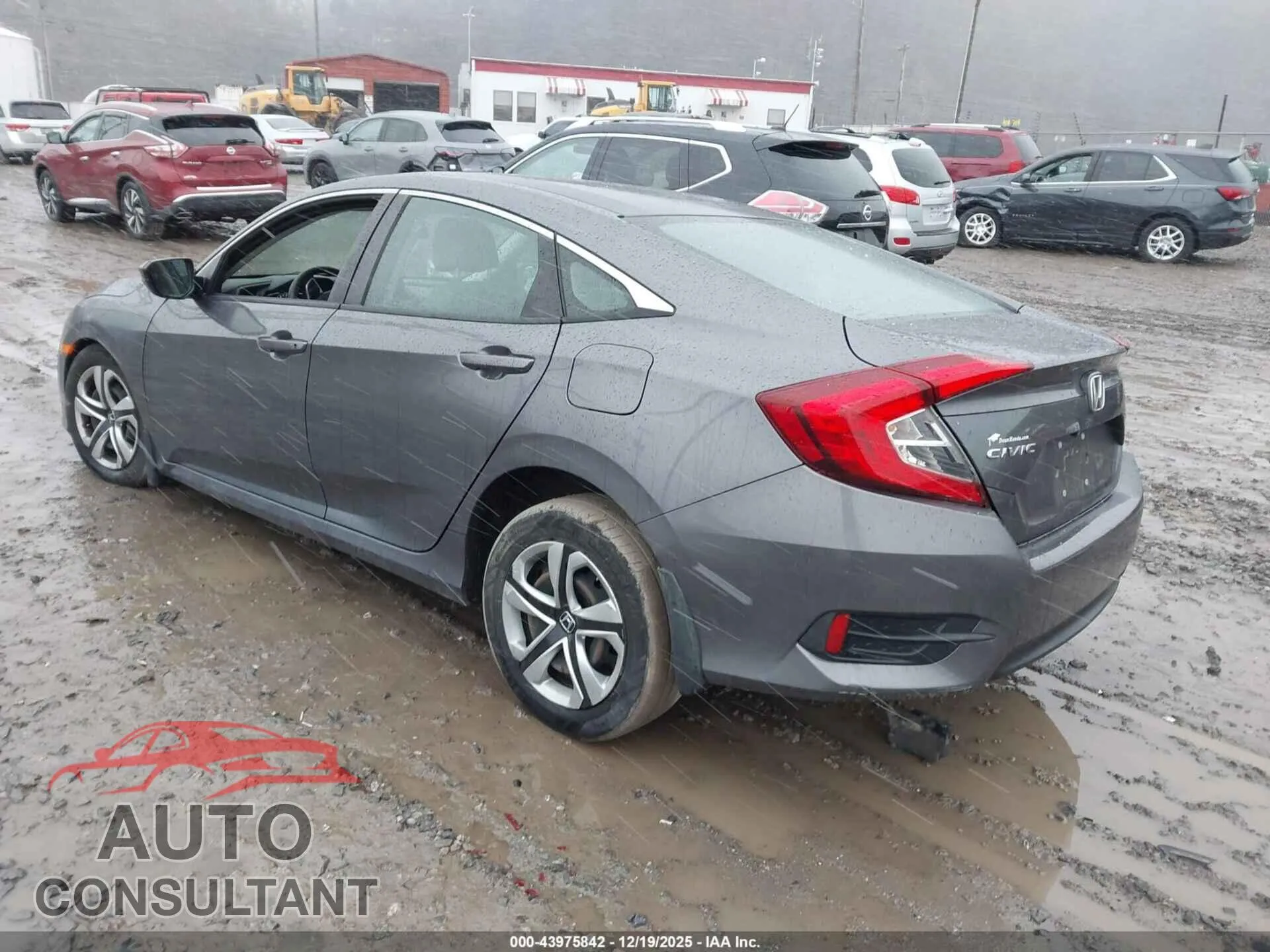 2017 HONDA CIVIC Damaged VIN 2HGFC2F55HH574358 – side profile