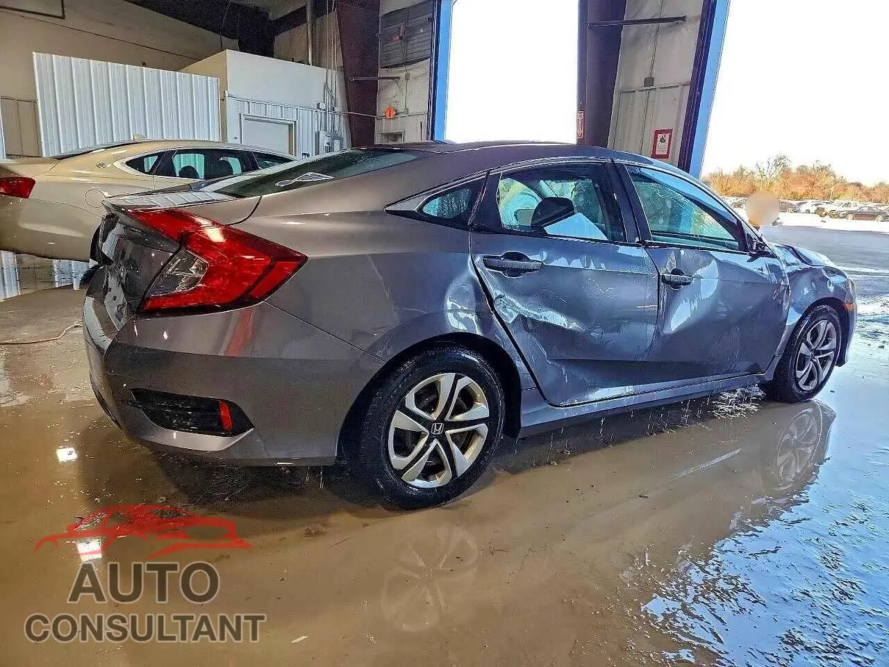 2016 HONDA CIVIC Damaged VIN 2HGFC2F58GH500740 – side profile