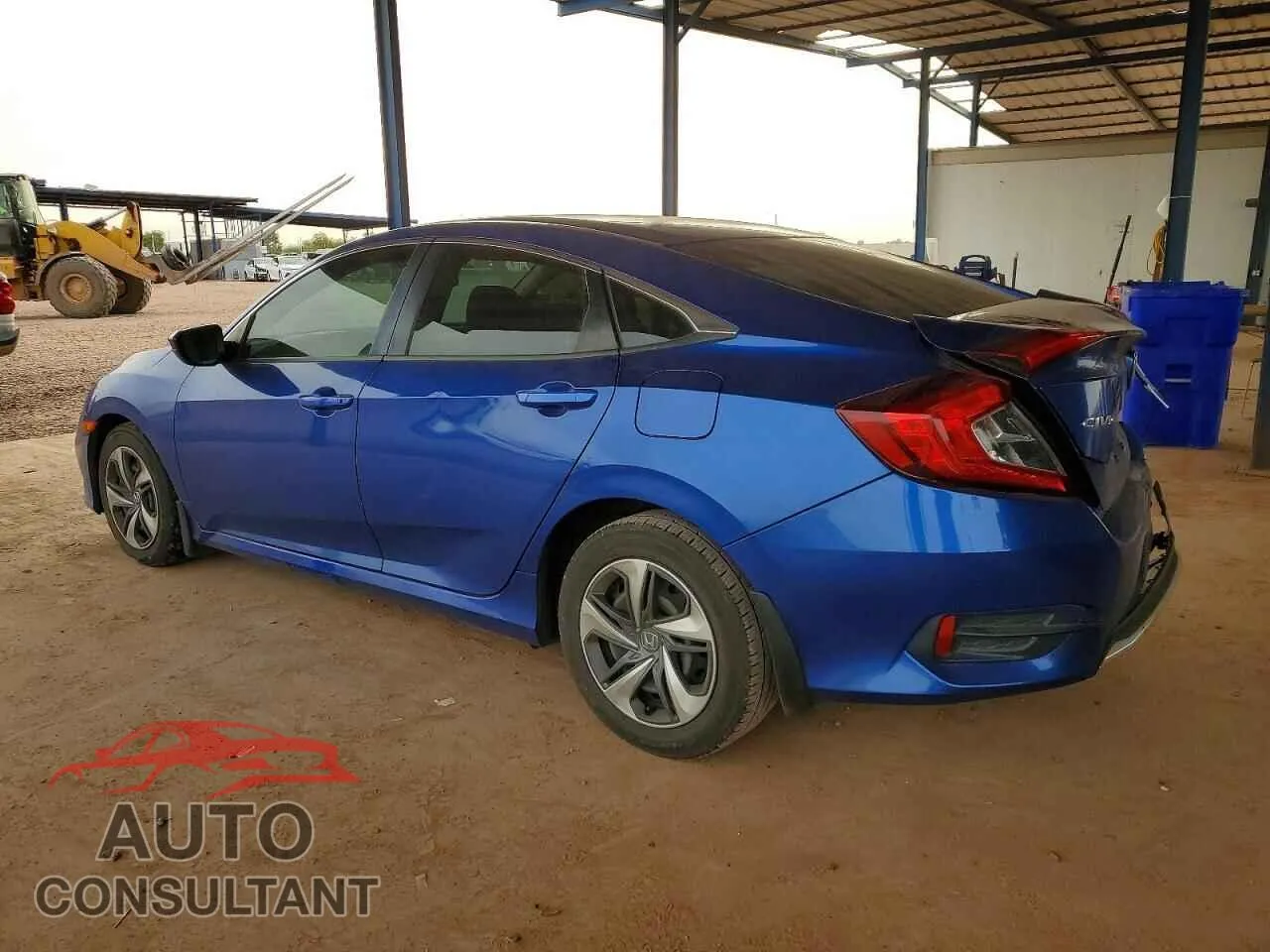2019 HONDA CIVIC Damaged VIN 2HGFC2F69KH602288 – rear exterior
