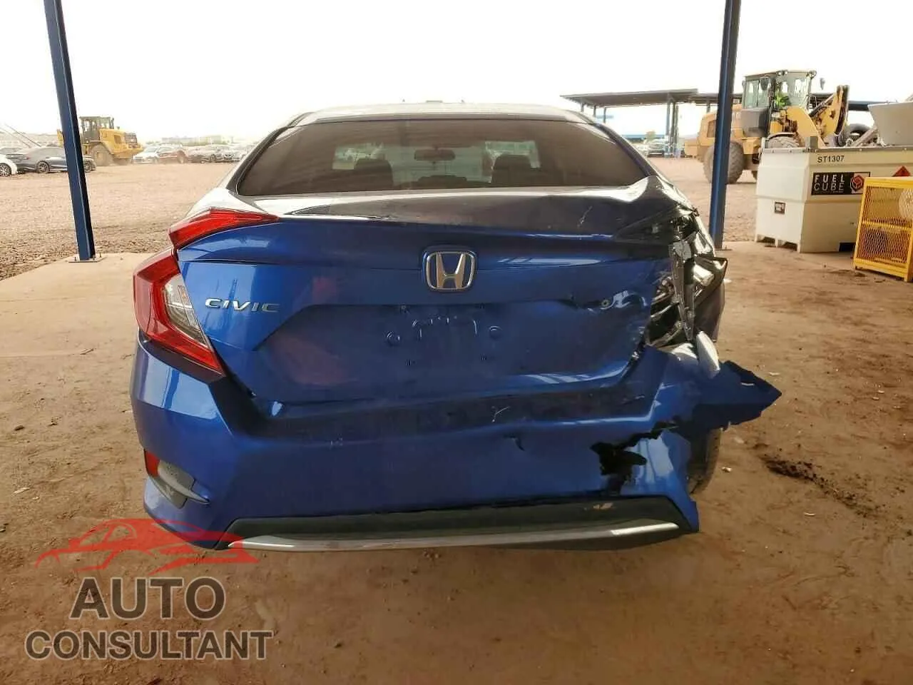 2019 HONDA CIVIC Damaged VIN 2HGFC2F69KH602288 – engine bay