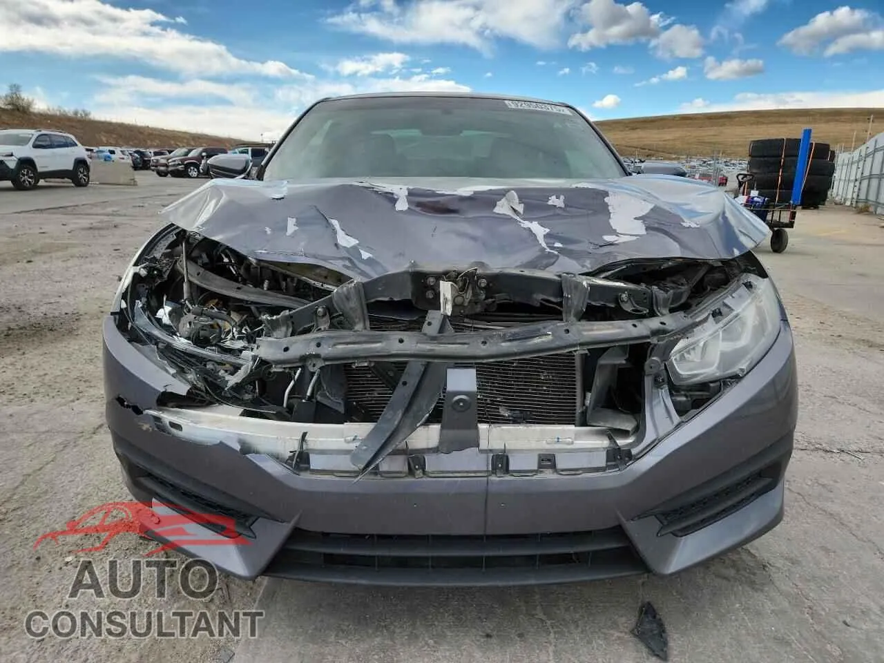 2017 HONDA CIVIC Damaged VIN 2HGFC4B50HH305895 – interior seats