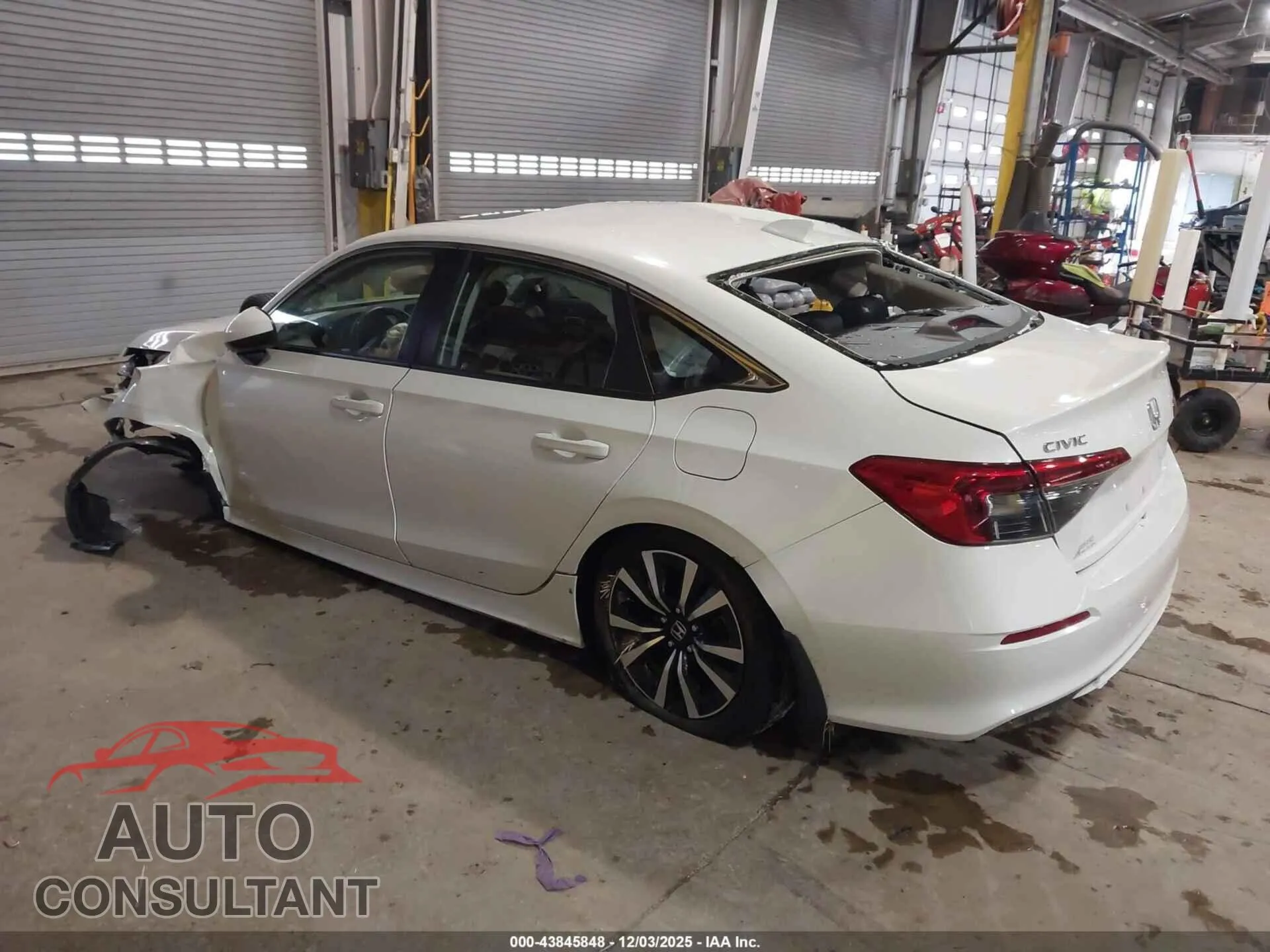 2023 HONDA CIVIC Damaged VIN 2HGFE1F72PH325228 – side profile