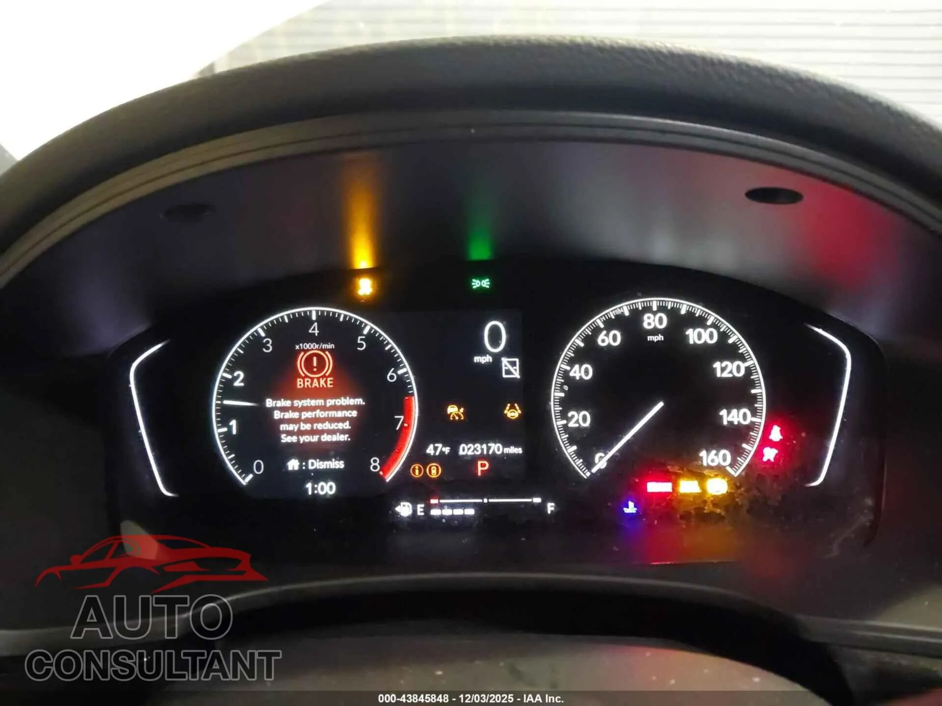 2023 HONDA CIVIC Damaged VIN 2HGFE1F72PH325228 – exterior detail