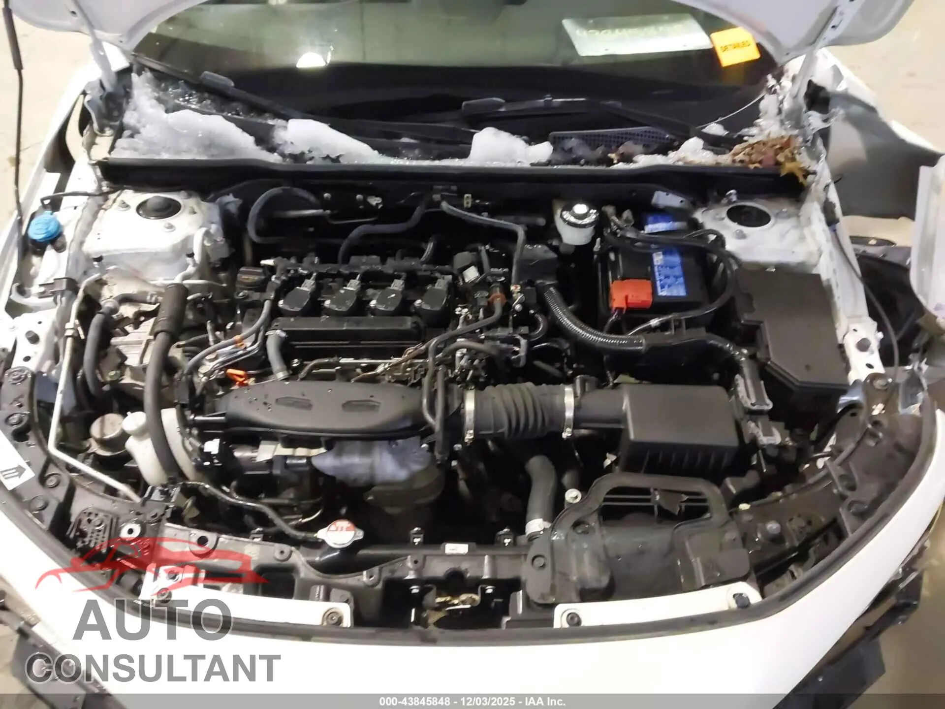 2023 HONDA CIVIC Damaged VIN 2HGFE1F72PH325228 – odometer reading