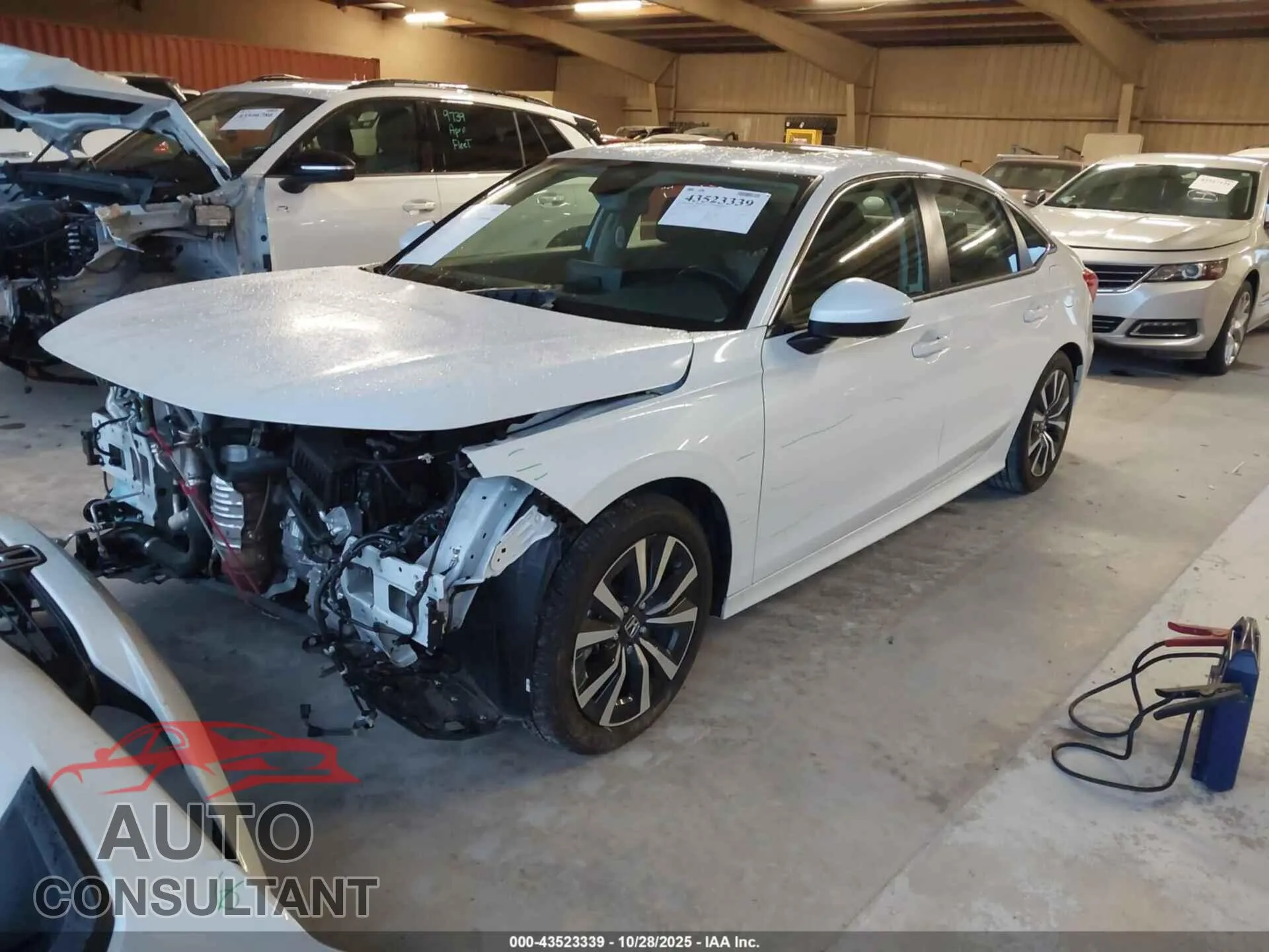 2024 HONDA CIVIC Damaged VIN 2HGFE1F77RH313269 – rear exterior