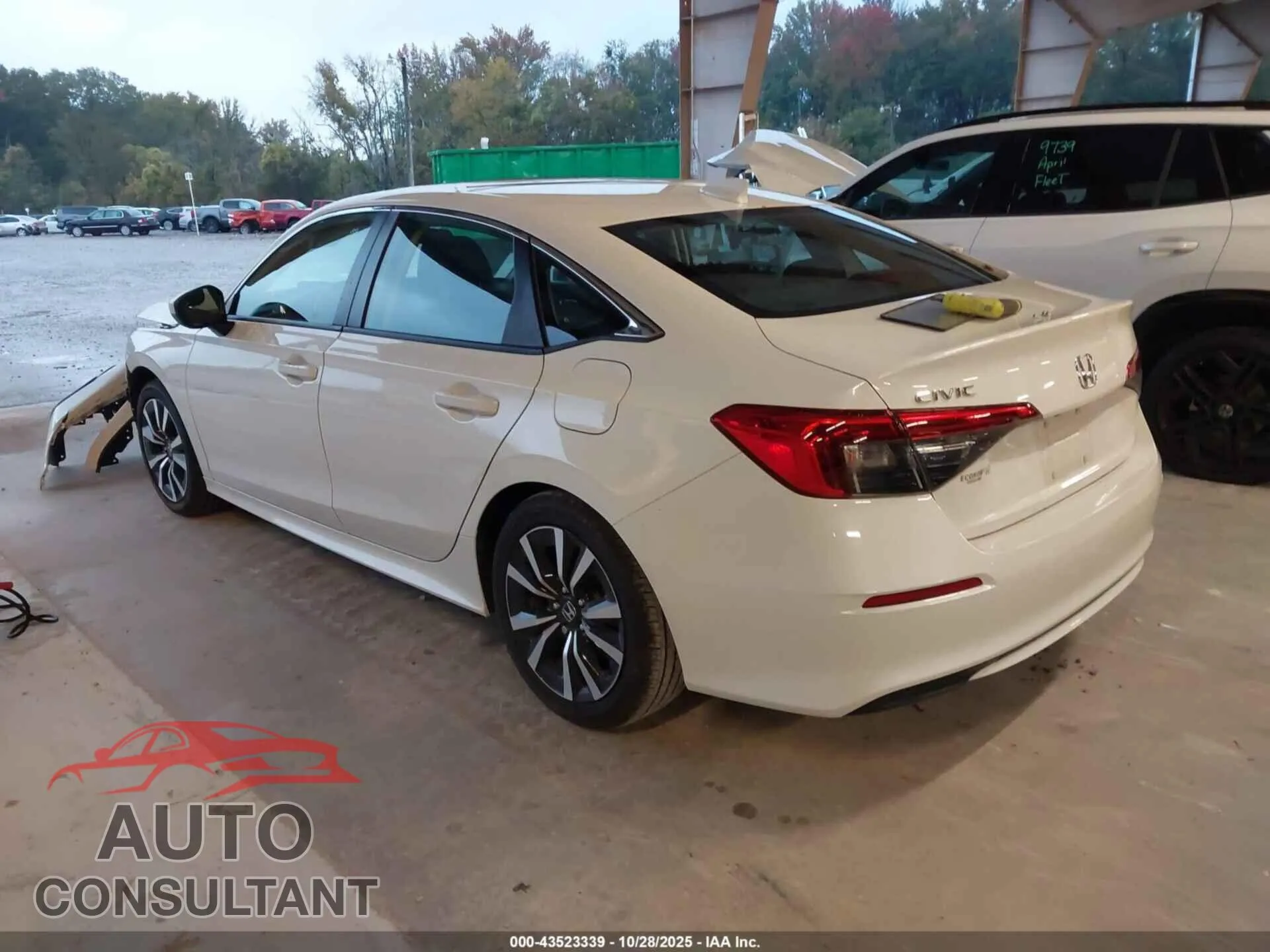 2024 HONDA CIVIC Damaged VIN 2HGFE1F77RH313269 – side profile