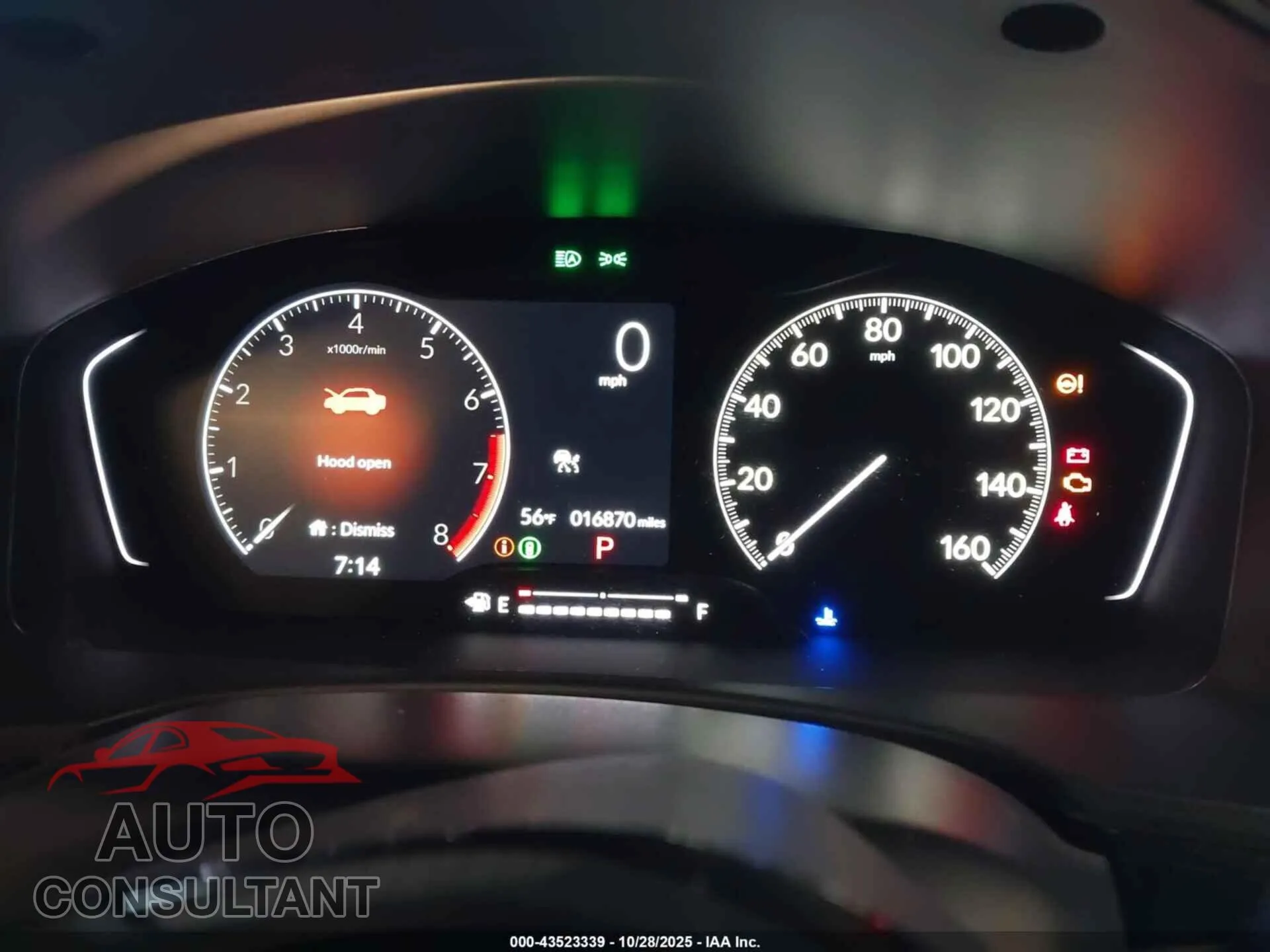 2024 HONDA CIVIC Damaged VIN 2HGFE1F77RH313269 – exterior detail