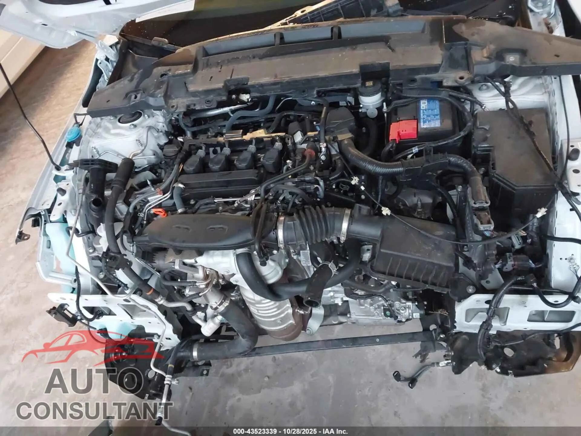 2024 HONDA CIVIC Damaged VIN 2HGFE1F77RH313269 – odometer reading