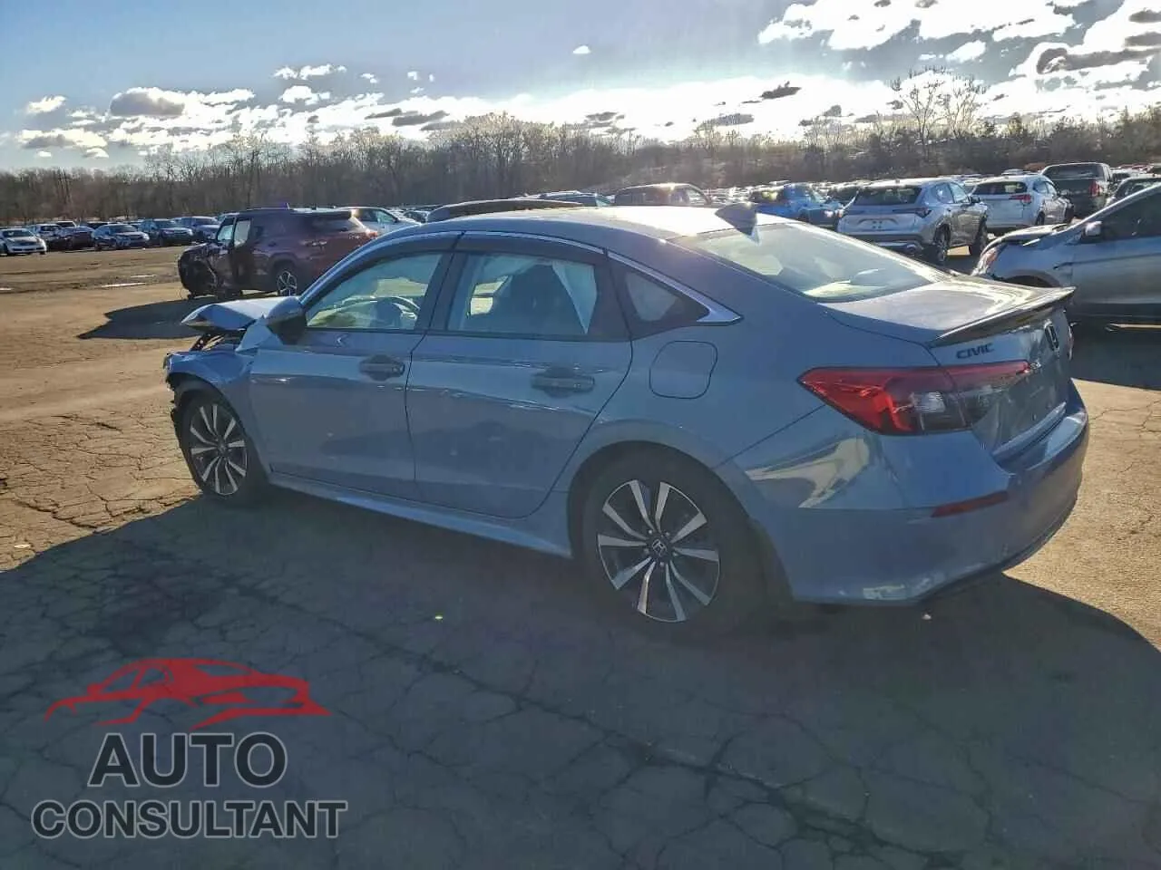 2024 HONDA CIVIC Damaged VIN 2HGFE1F7XRH308826 – rear exterior