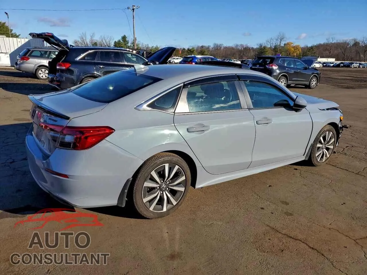 2024 HONDA CIVIC Damaged VIN 2HGFE1F7XRH308826 – side profile
