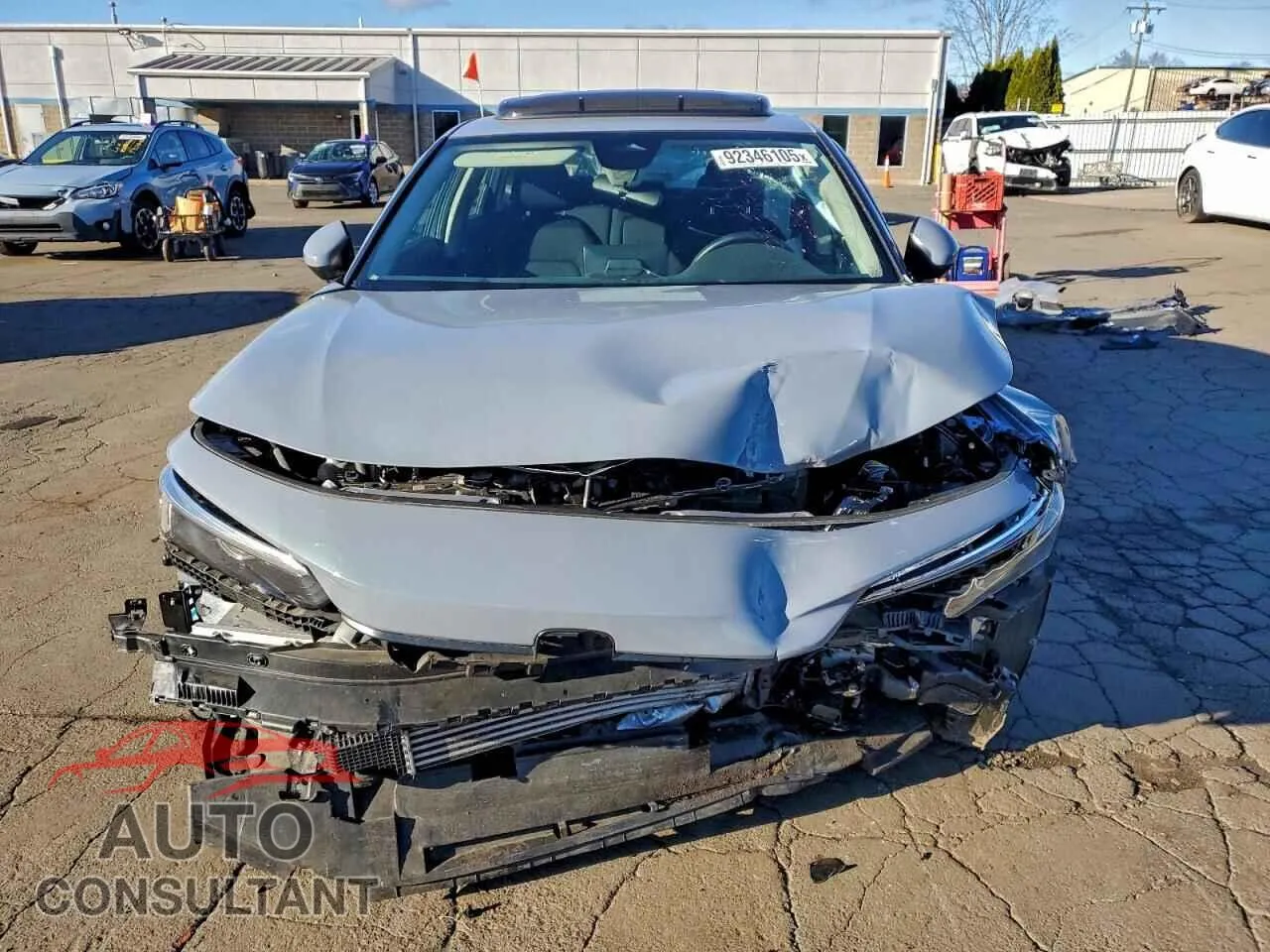2024 HONDA CIVIC Damaged VIN 2HGFE1F7XRH308826 – interior seats