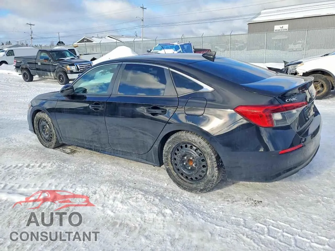 2024 HONDA CIVIC Used VIN 2HGFE1F90RH002476 – rear exterior
