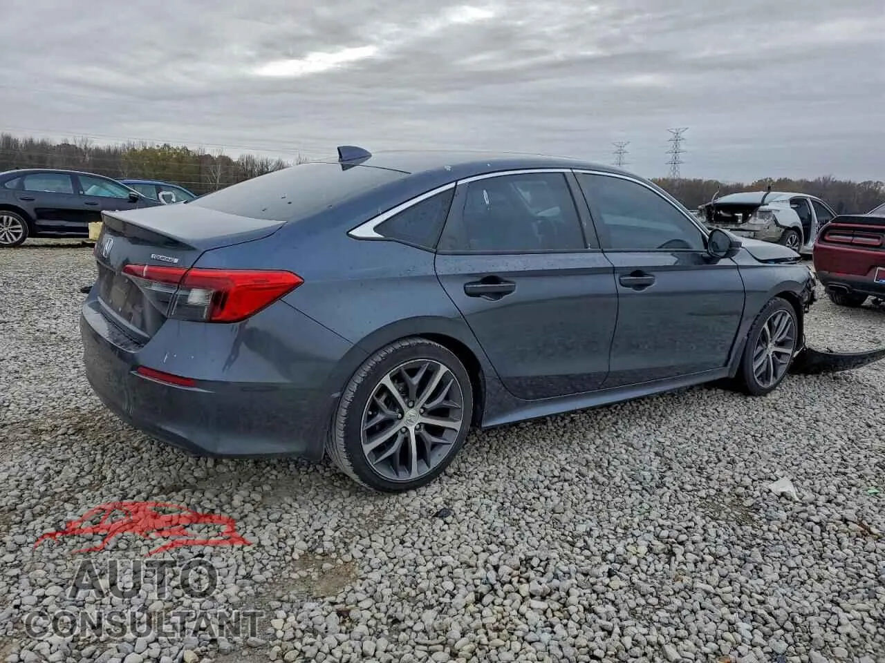 2023 HONDA CIVIC Damaged VIN 2HGFE1F95PH316511 – side profile