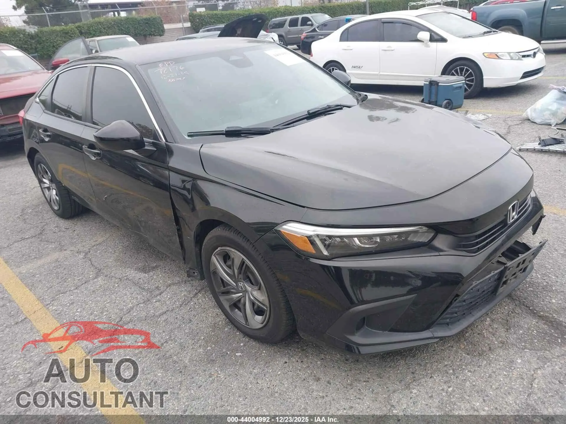 2022 HONDA CIVIC VIN 2HGFE2F23NH526949