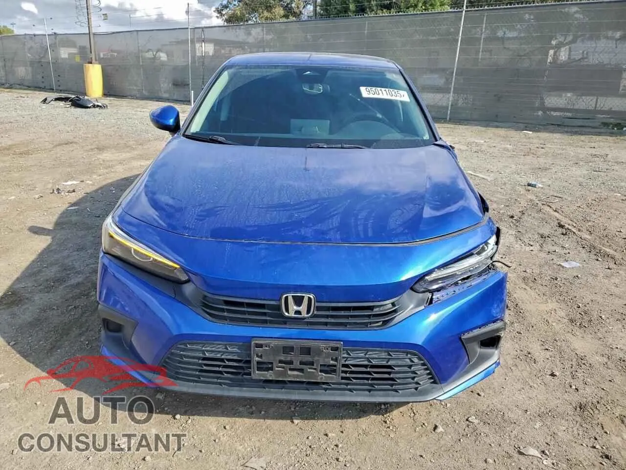 2022 HONDA CIVIC Damaged VIN 2HGFE2F25NH518450 – interior seats