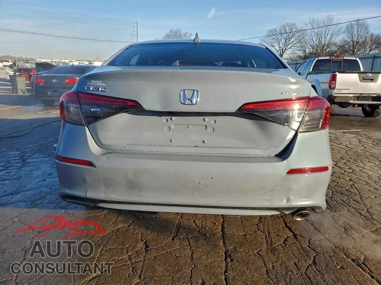 2023 HONDA CIVIC Damaged VIN 2HGFE2F52PH530035 – engine bay