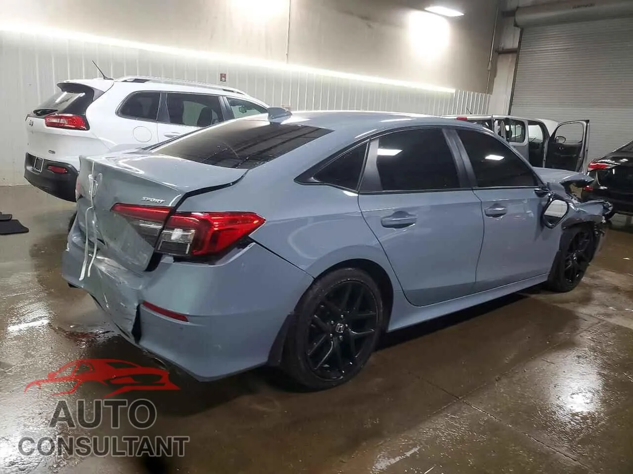 2023 HONDA CIVIC Damaged VIN 2HGFE2F52PH555761 – side profile