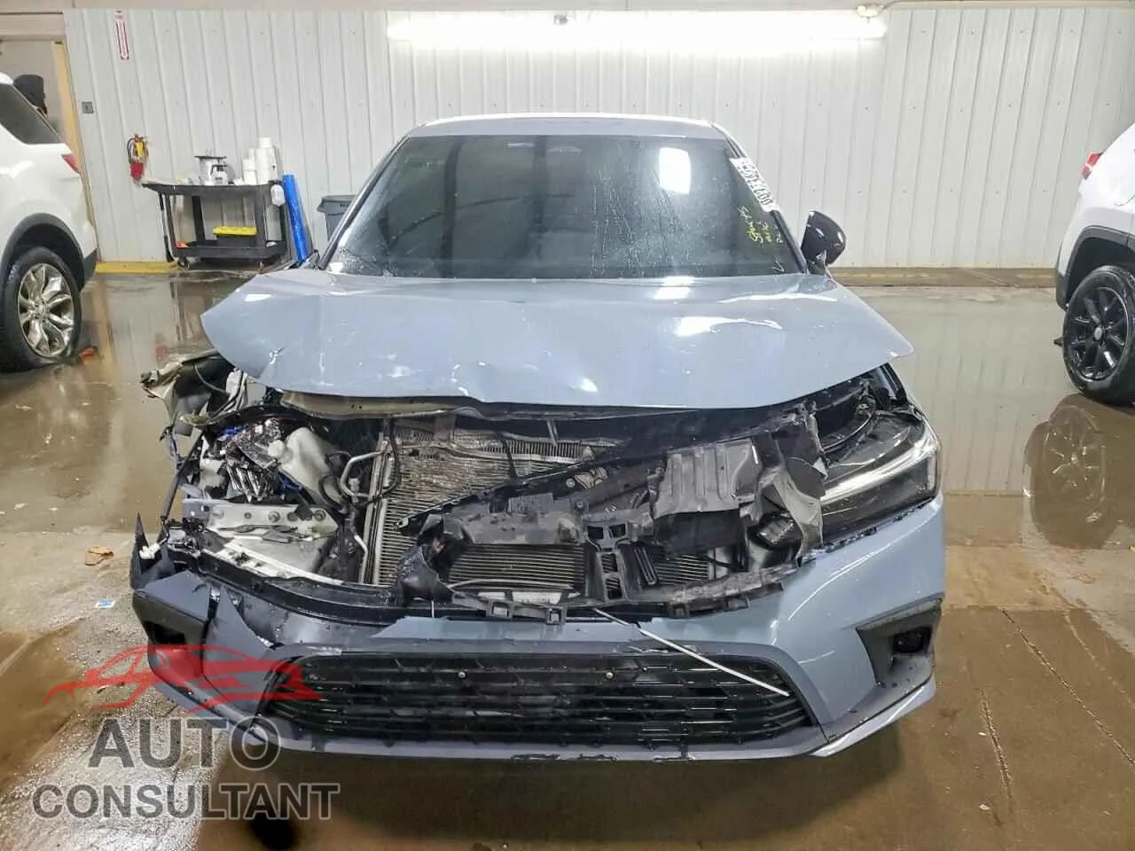 2023 HONDA CIVIC Damaged VIN 2HGFE2F52PH555761 – interior seats