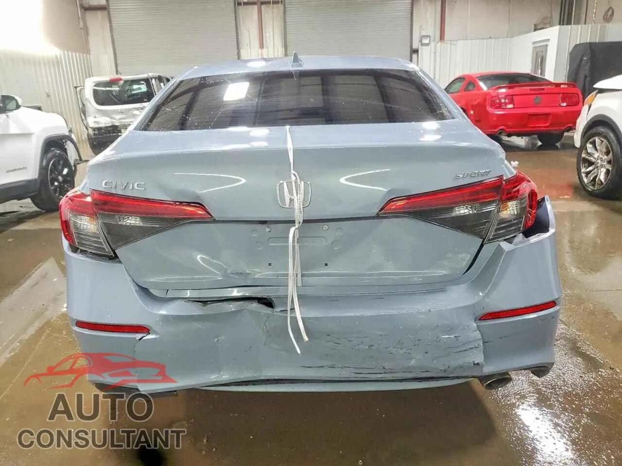 2023 HONDA CIVIC Damaged VIN 2HGFE2F52PH555761 – engine bay