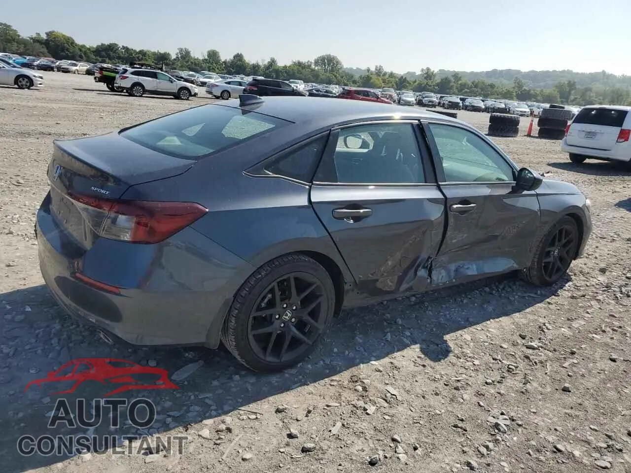 2025 HONDA CIVIC Damaged VIN 2HGFE2F55SH578685 – side profile