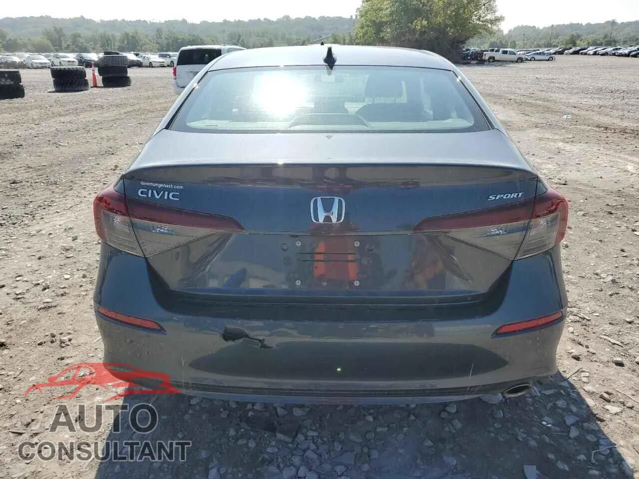 2025 HONDA CIVIC Damaged VIN 2HGFE2F55SH578685 – engine bay
