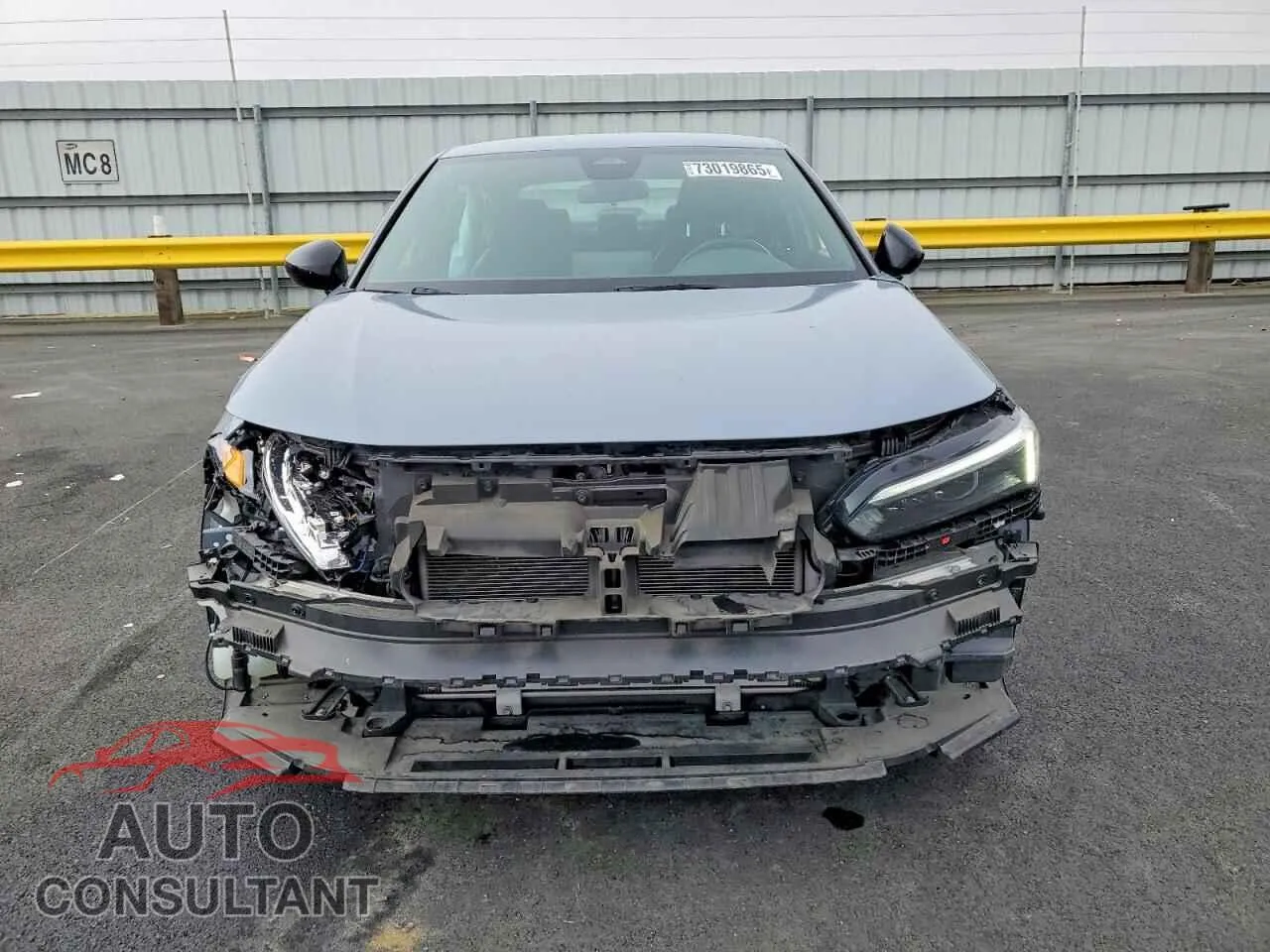 2022 HONDA CIVIC Damaged VIN 2HGFE2F56NH594284 – interior seats