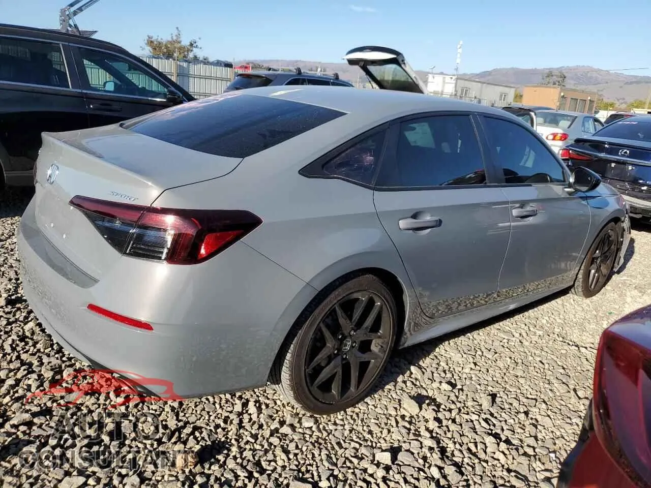 2025 HONDA CIVIC Damaged VIN 2HGFE2F57SH531299 – side profile