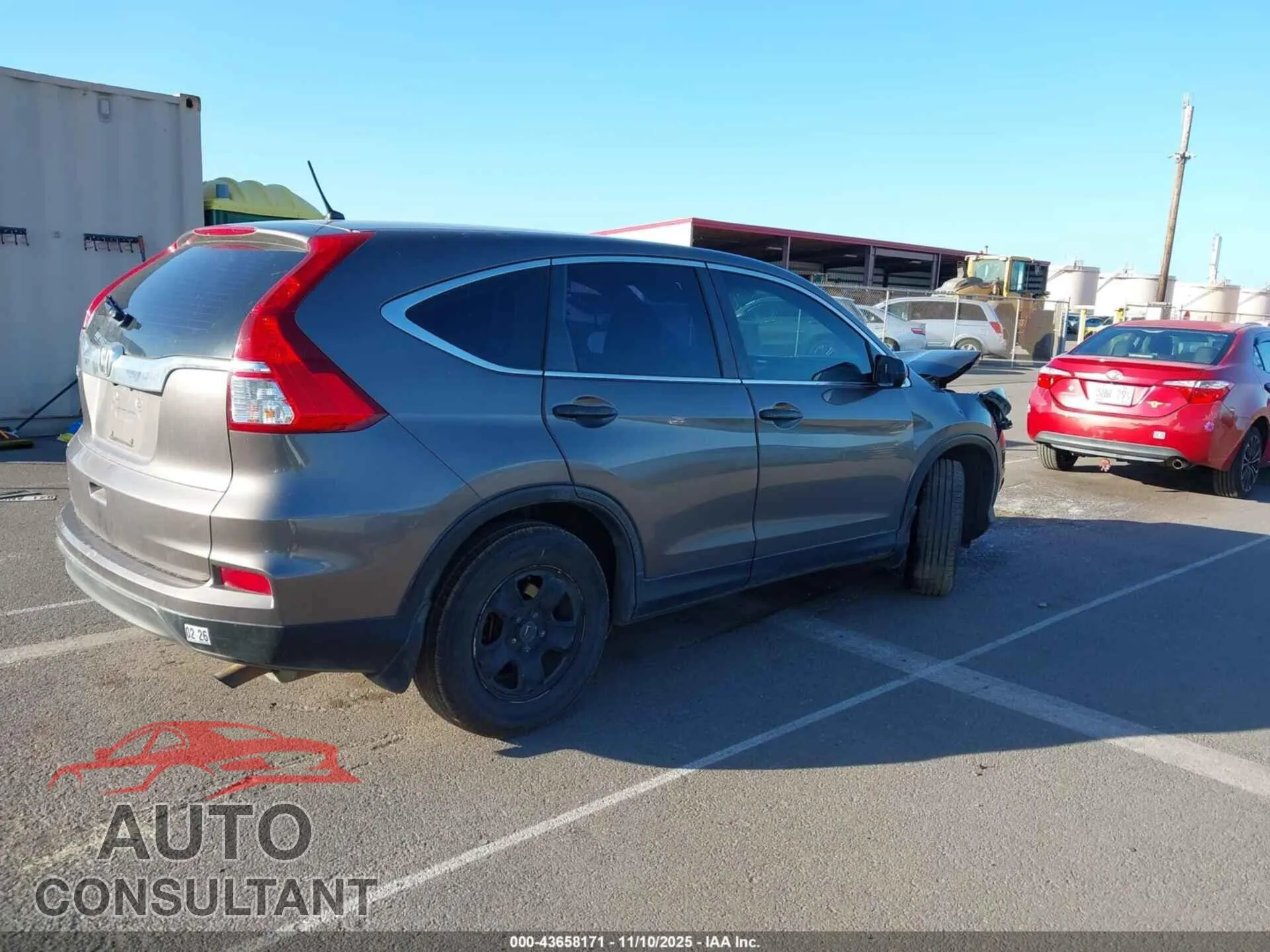 2015 HONDA CR-V Damaged VIN 2HKRM3H31FH504502 – dashboard