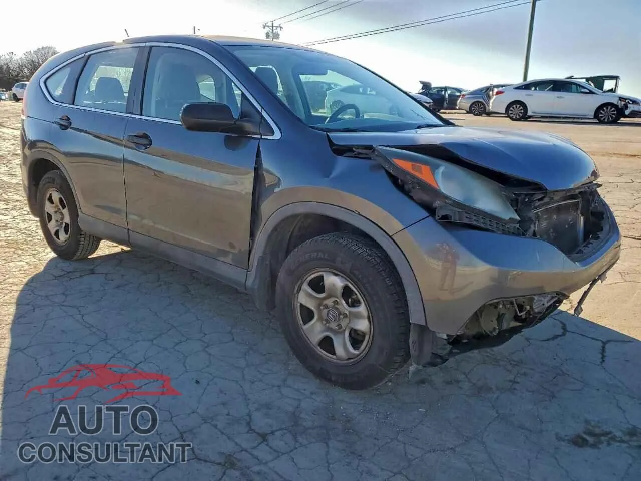 2013 HONDA CRV Damaged VIN 2HKRM4H37DH633217 – dashboard